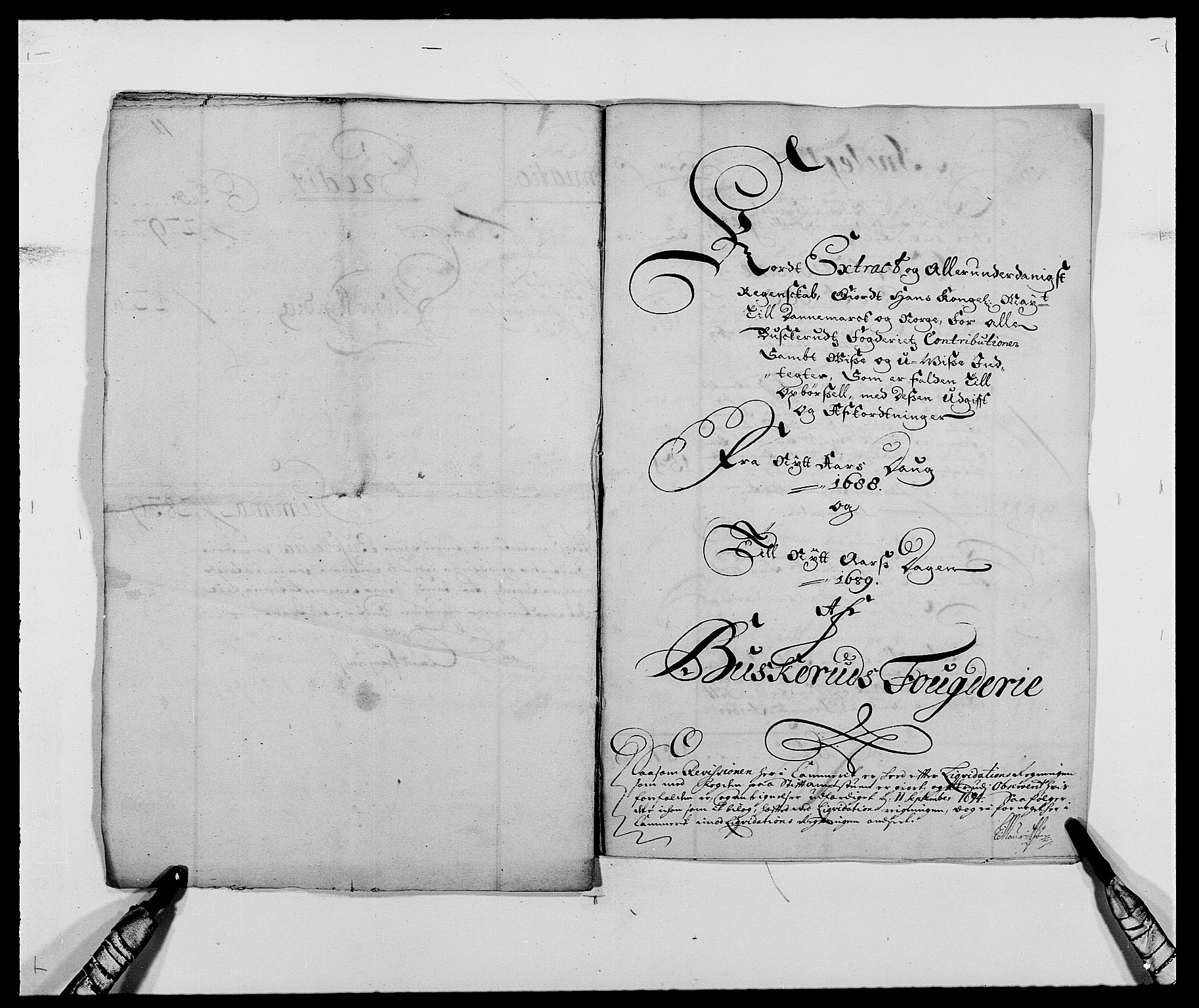 Rentekammeret inntil 1814, Reviderte regnskaper, Fogderegnskap, AV/RA-EA-4092/R25/L1679: Fogderegnskap Buskerud, 1687-1688, p. 250