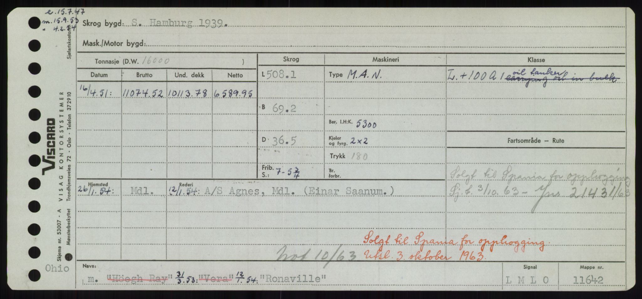 Sjøfartsdirektoratet med forløpere, Skipsmålingen, RA/S-1627/H/Hd/L0031: Fartøy, Rju-Sam, p. 127