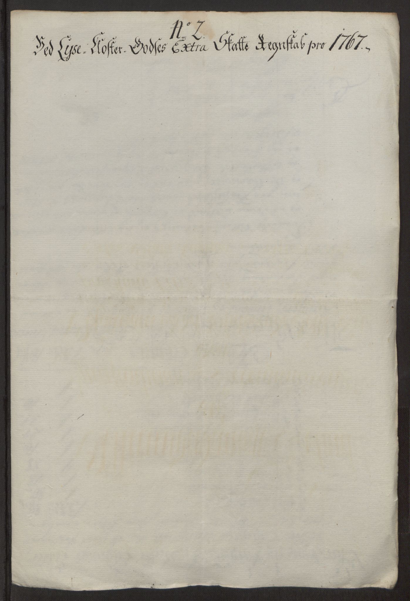 Rentekammeret inntil 1814, Reviderte regnskaper, Fogderegnskap, AV/RA-EA-4092/R50/L3180: Ekstraskatten Lyse kloster, 1762-1783, p. 180