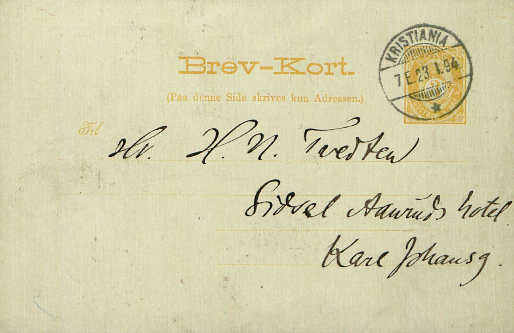 Rikard Berge, TEMU/TGM-A-1003/F/L0016/0019: 529-550 / 547 Brev til Halvor N. Tvedten. Personlige brev, 1878-1897