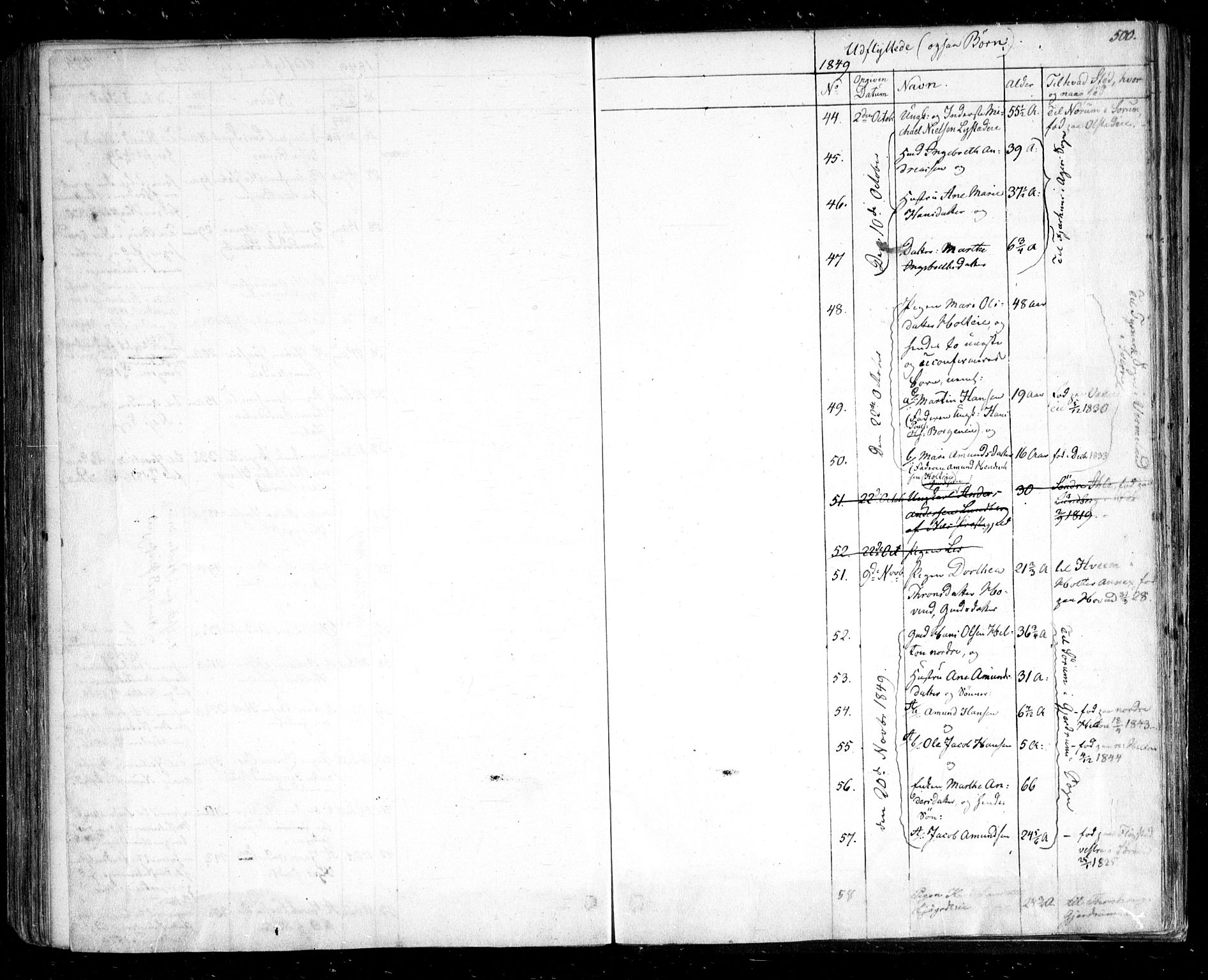 Ullensaker prestekontor Kirkebøker, AV/SAO-A-10236a/F/Fa/L0014.b: Parish register (official) no. I 14B, 1836-1850, p. 500