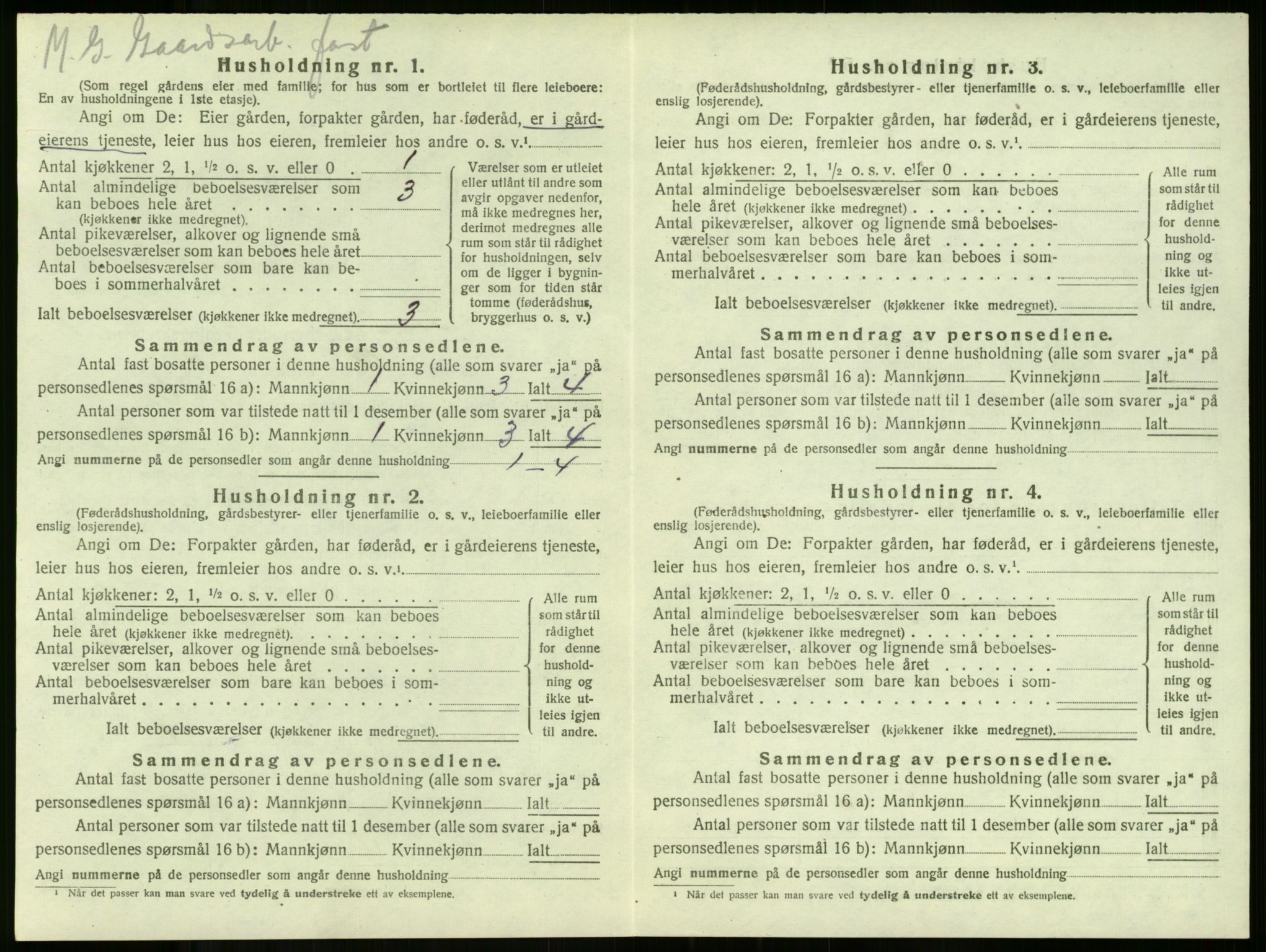 SAKO, 1920 census for Stokke, 1920, p. 254