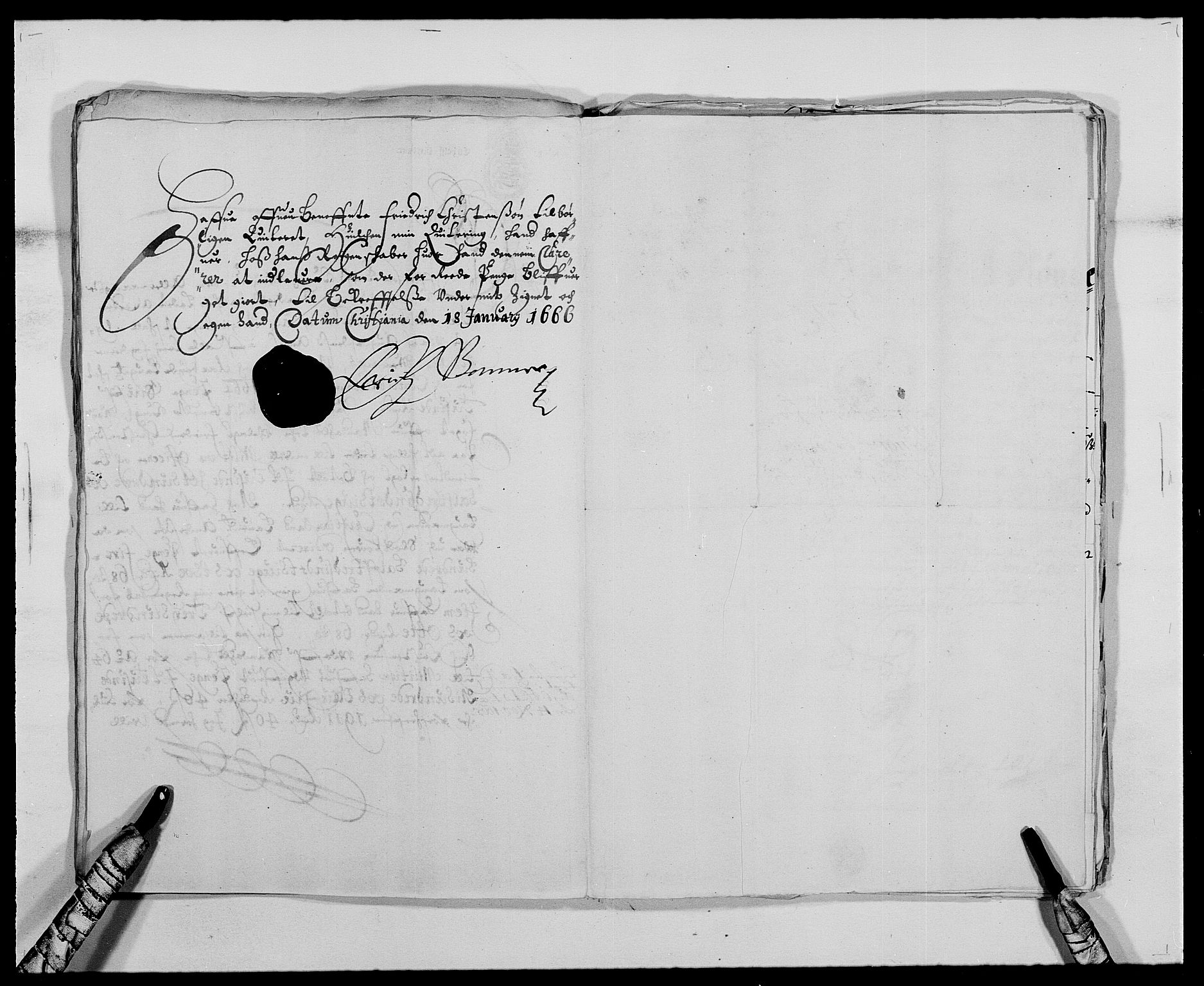 Rentekammeret inntil 1814, Reviderte regnskaper, Fogderegnskap, RA/EA-4092/R42/L2537: Mandal fogderi, 1664-1666, p. 66