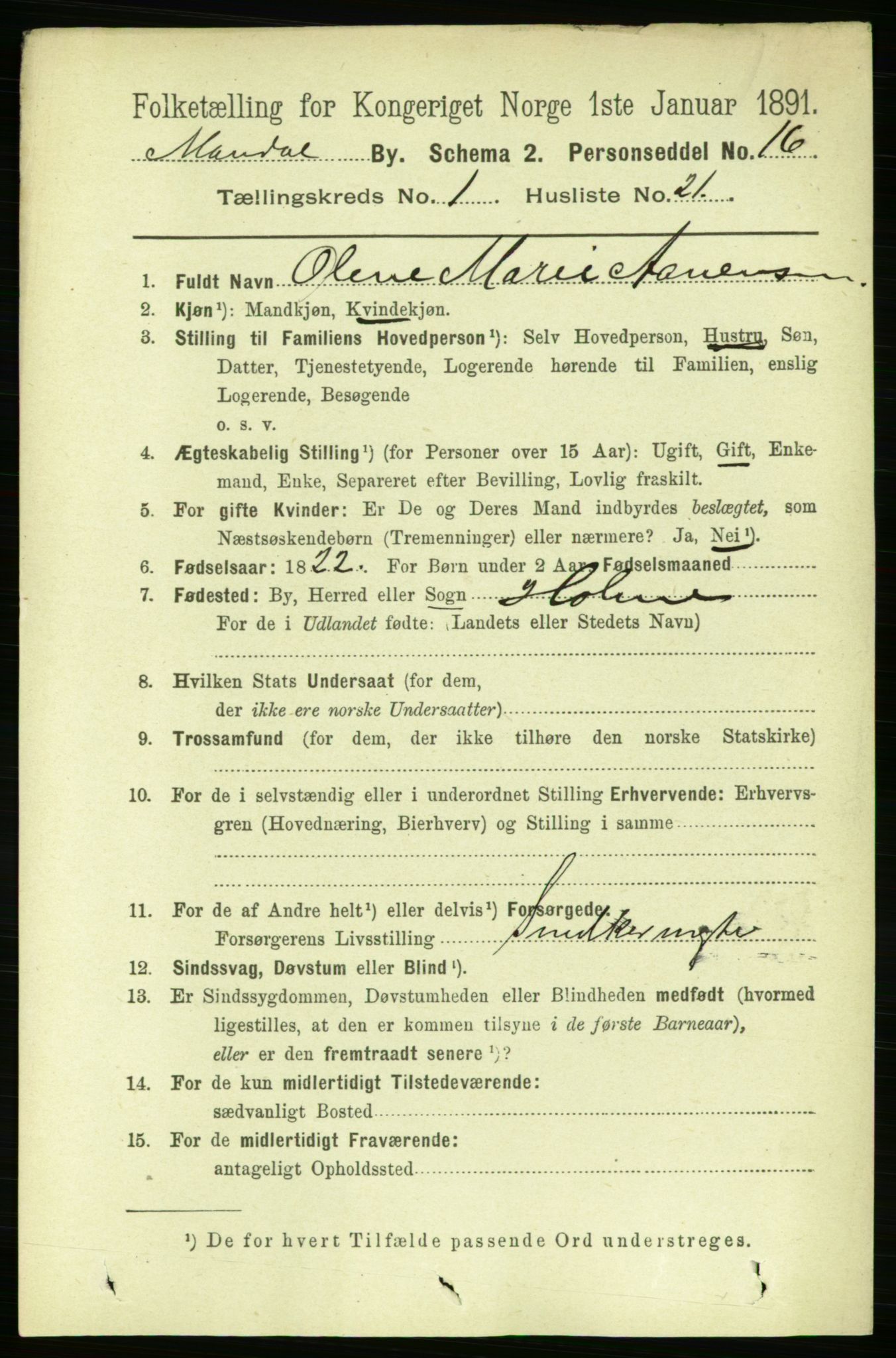 RA, 1891 census for 1002 Mandal, 1891, p. 1503