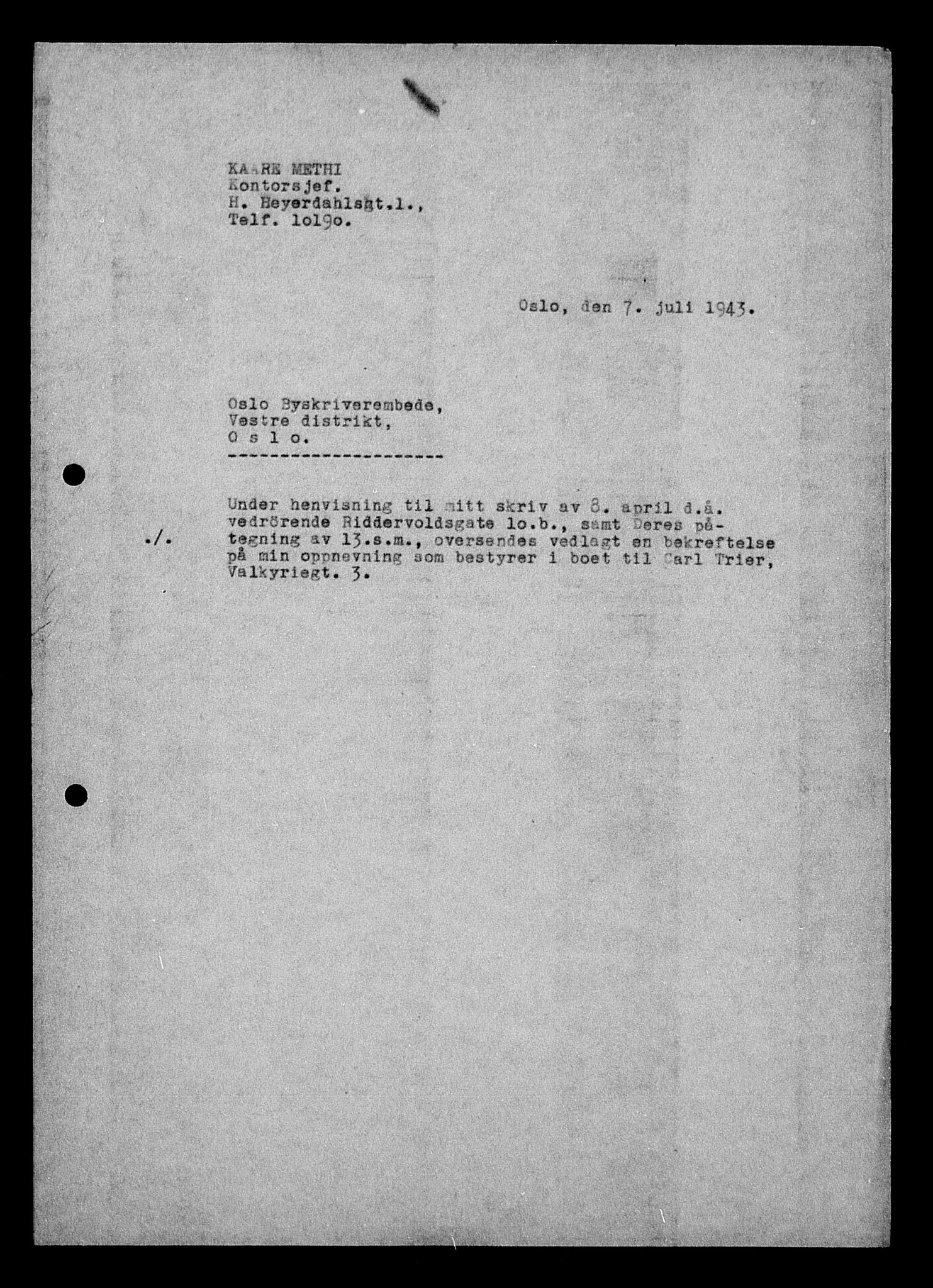 Justisdepartementet, Tilbakeføringskontoret for inndratte formuer, AV/RA-S-1564/H/Hc/Hcc/L0984: --, 1945-1947, p. 359