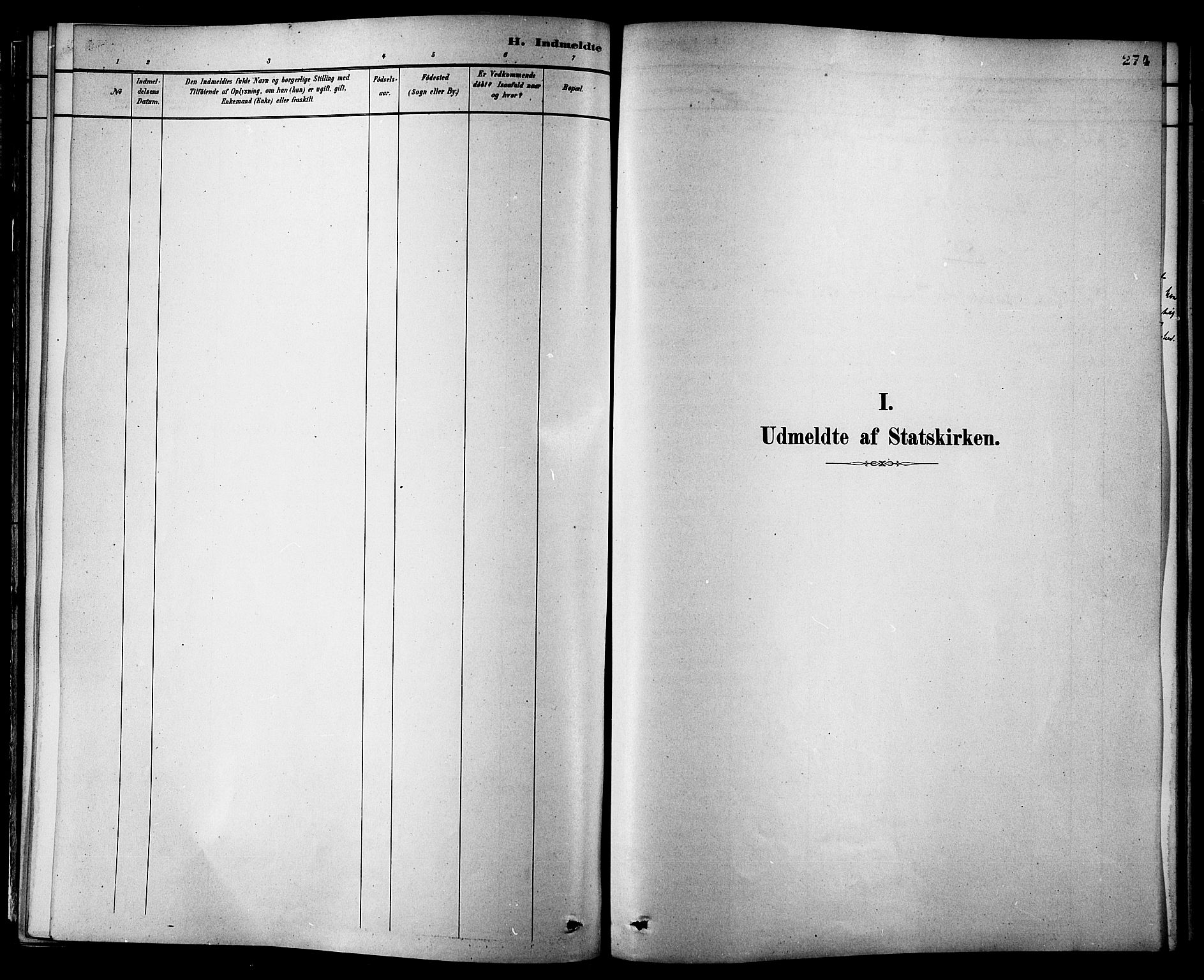 Ministerialprotokoller, klokkerbøker og fødselsregistre - Møre og Romsdal, SAT/A-1454/577/L0896: Parish register (official) no. 577A03, 1880-1898, p. 274