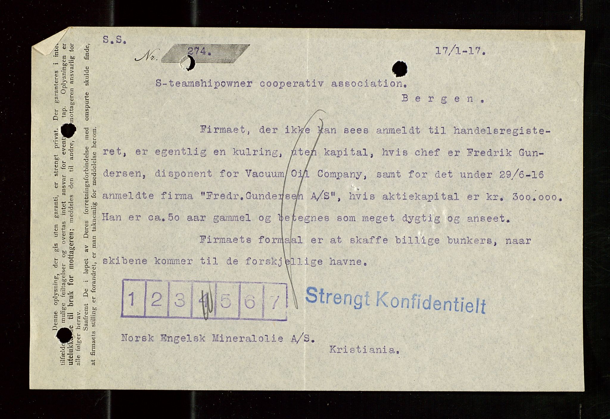 Pa 1521 - A/S Norske Shell, AV/SAST-A-101915/E/Ea/Eaa/L0020: Sjefskorrespondanse, 1917, p. 6