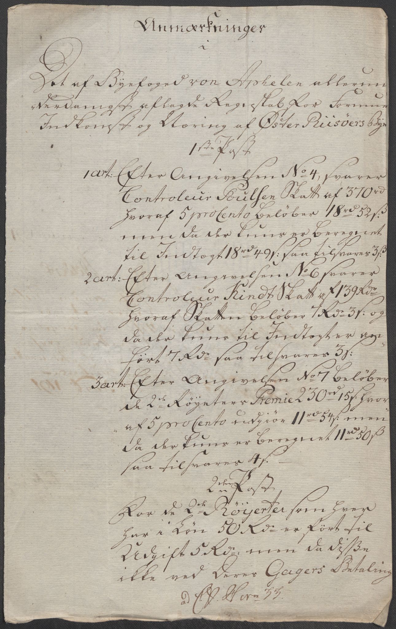 Rentekammeret inntil 1814, Reviderte regnskaper, Mindre regnskaper, AV/RA-EA-4068/Rf/Rfe/L0038: (Øster) Risør, Romsdal fogderi, 1789, p. 9