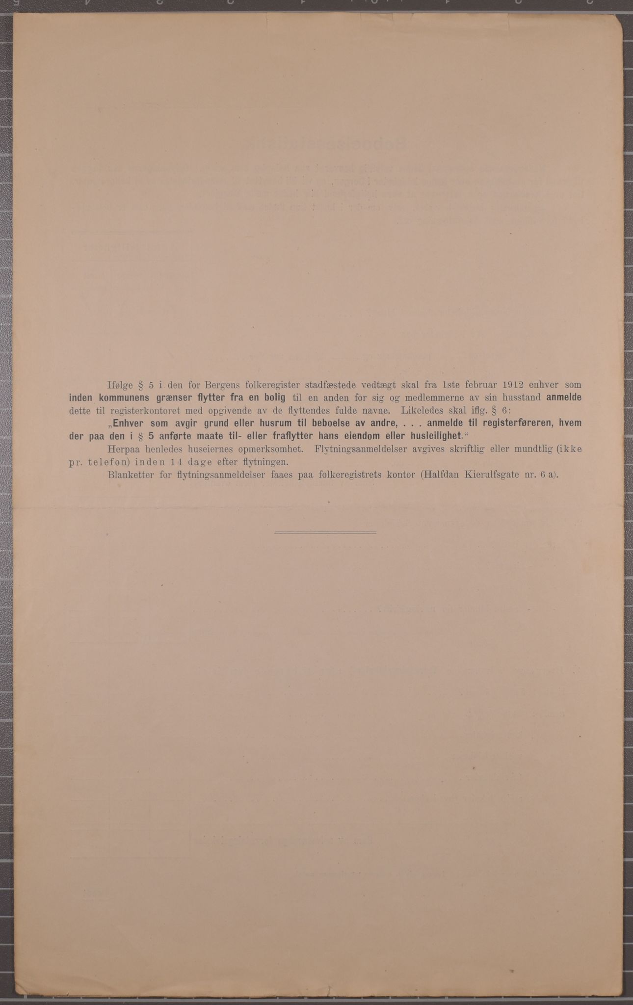 SAB, Municipal Census 1912 for Bergen, 1912, p. 1903