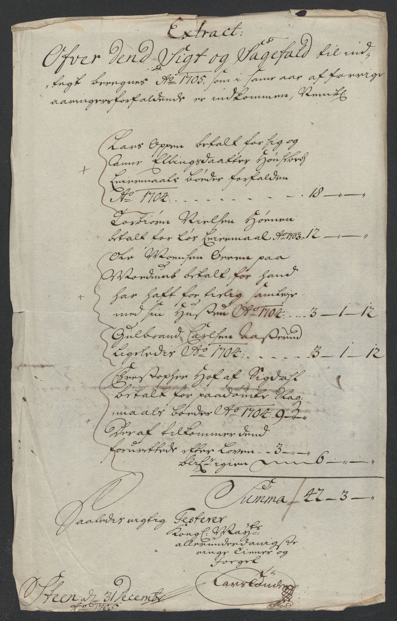 Rentekammeret inntil 1814, Reviderte regnskaper, Fogderegnskap, RA/EA-4092/R22/L1464: Fogderegnskap Ringerike, Hallingdal og Buskerud, 1705, p. 169