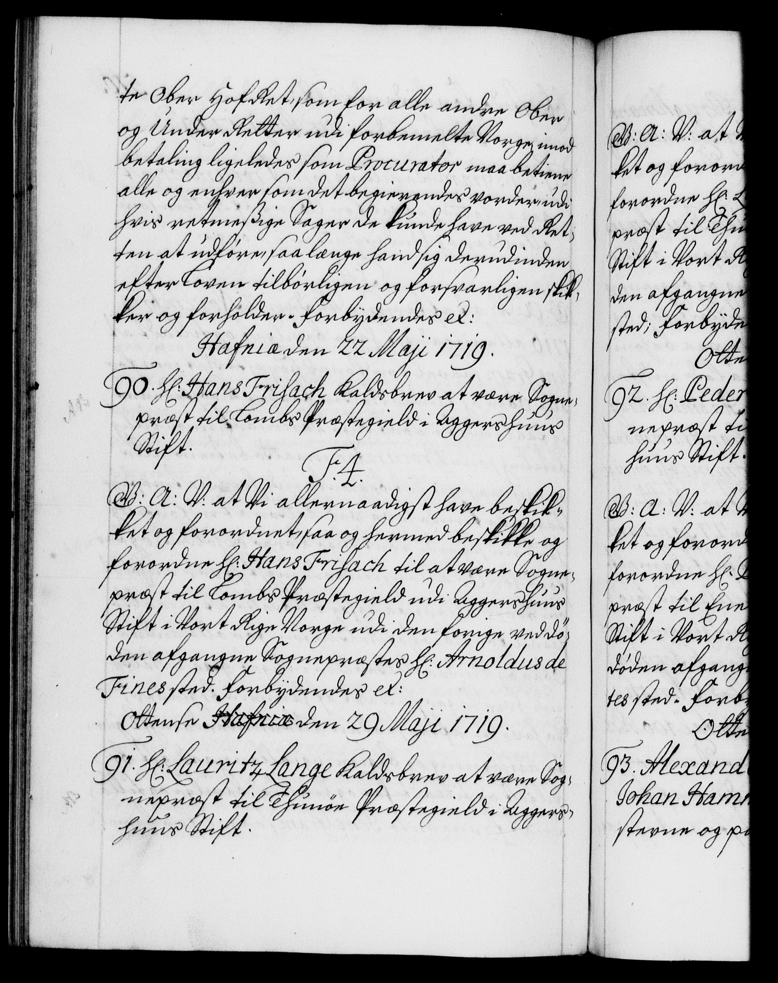 Danske Kanselli 1572-1799, AV/RA-EA-3023/F/Fc/Fca/Fcaa/L0022: Norske registre, 1716-1719, p. 510b