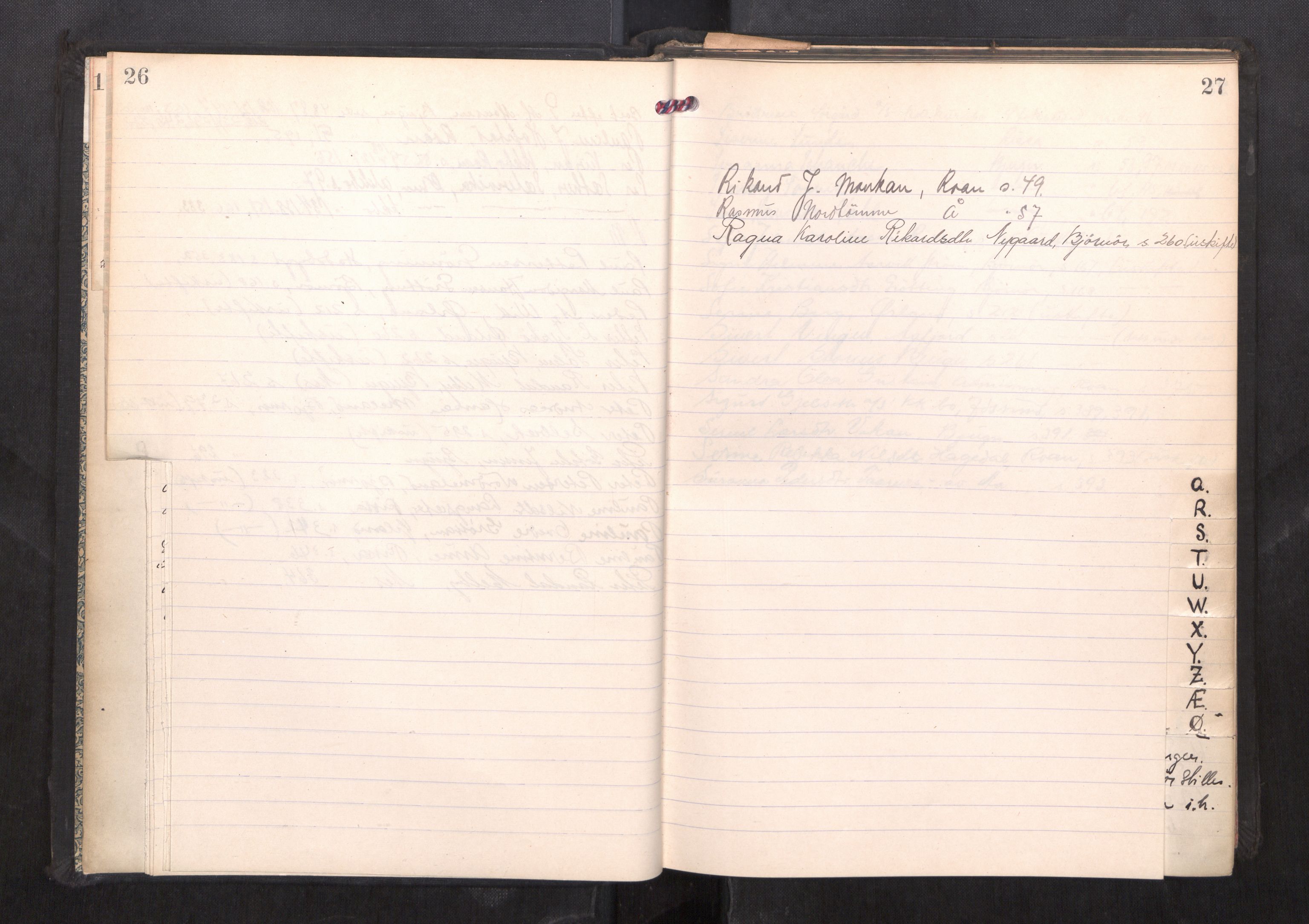 Fosen sorenskriveri, AV/SAT-A-1107/1/3/3B/L0014: Skiftebehandlingsprotokoll, 1927-1929, p. 26-27