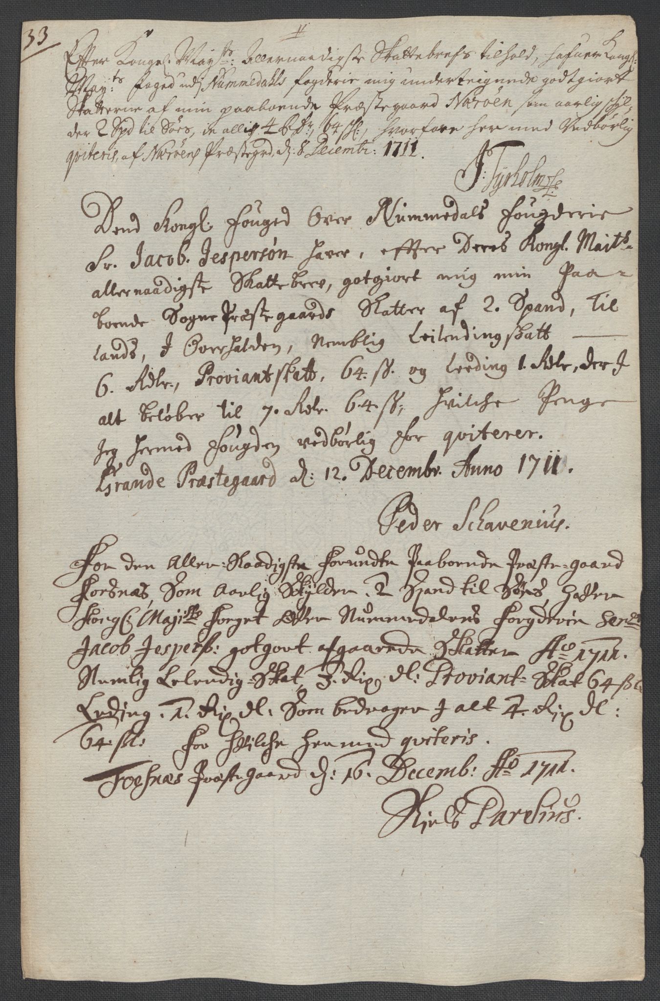 Rentekammeret inntil 1814, Reviderte regnskaper, Fogderegnskap, AV/RA-EA-4092/R64/L4432: Fogderegnskap Namdal, 1711, p. 195