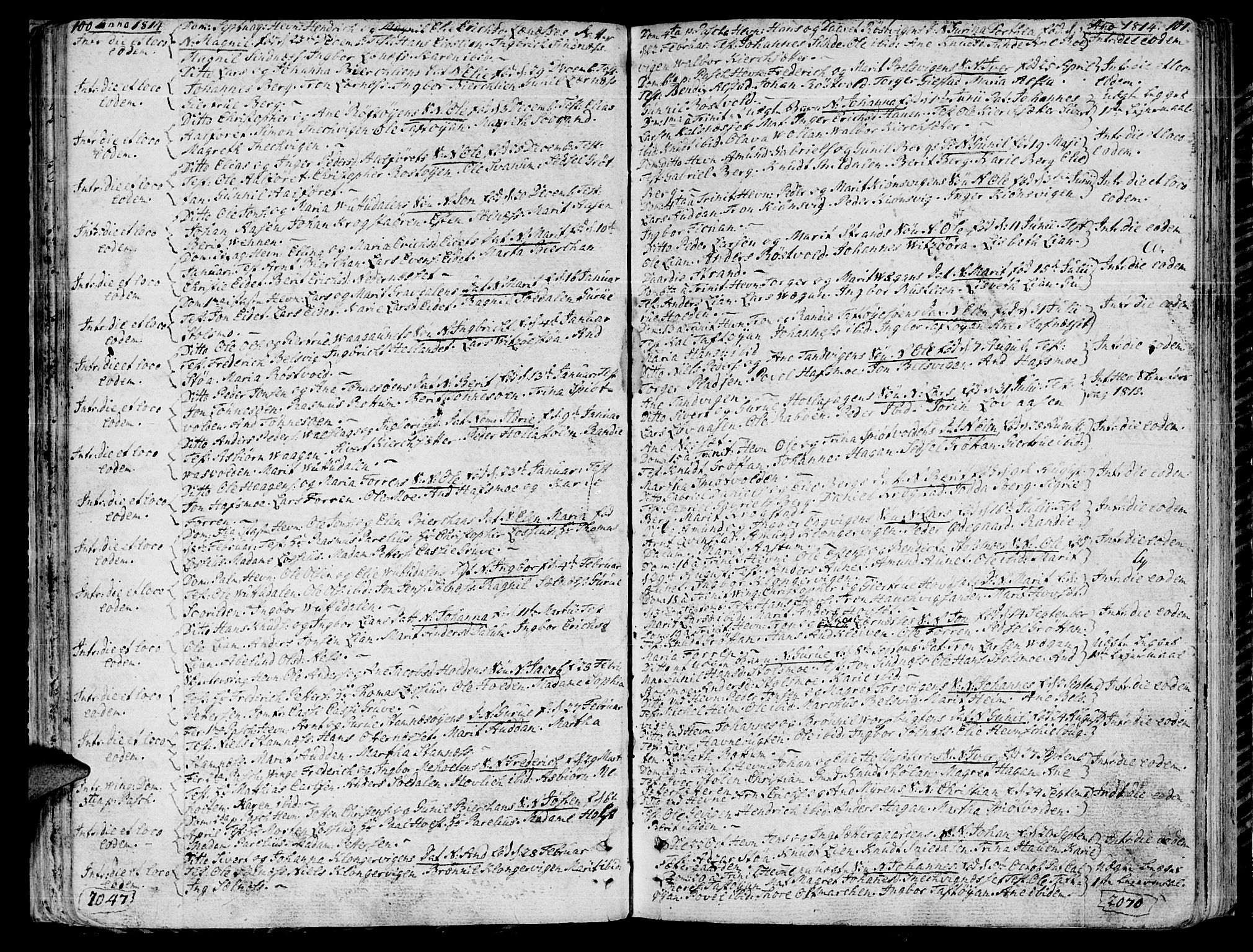 Ministerialprotokoller, klokkerbøker og fødselsregistre - Sør-Trøndelag, SAT/A-1456/630/L0490: Parish register (official) no. 630A03, 1795-1818, p. 100-101