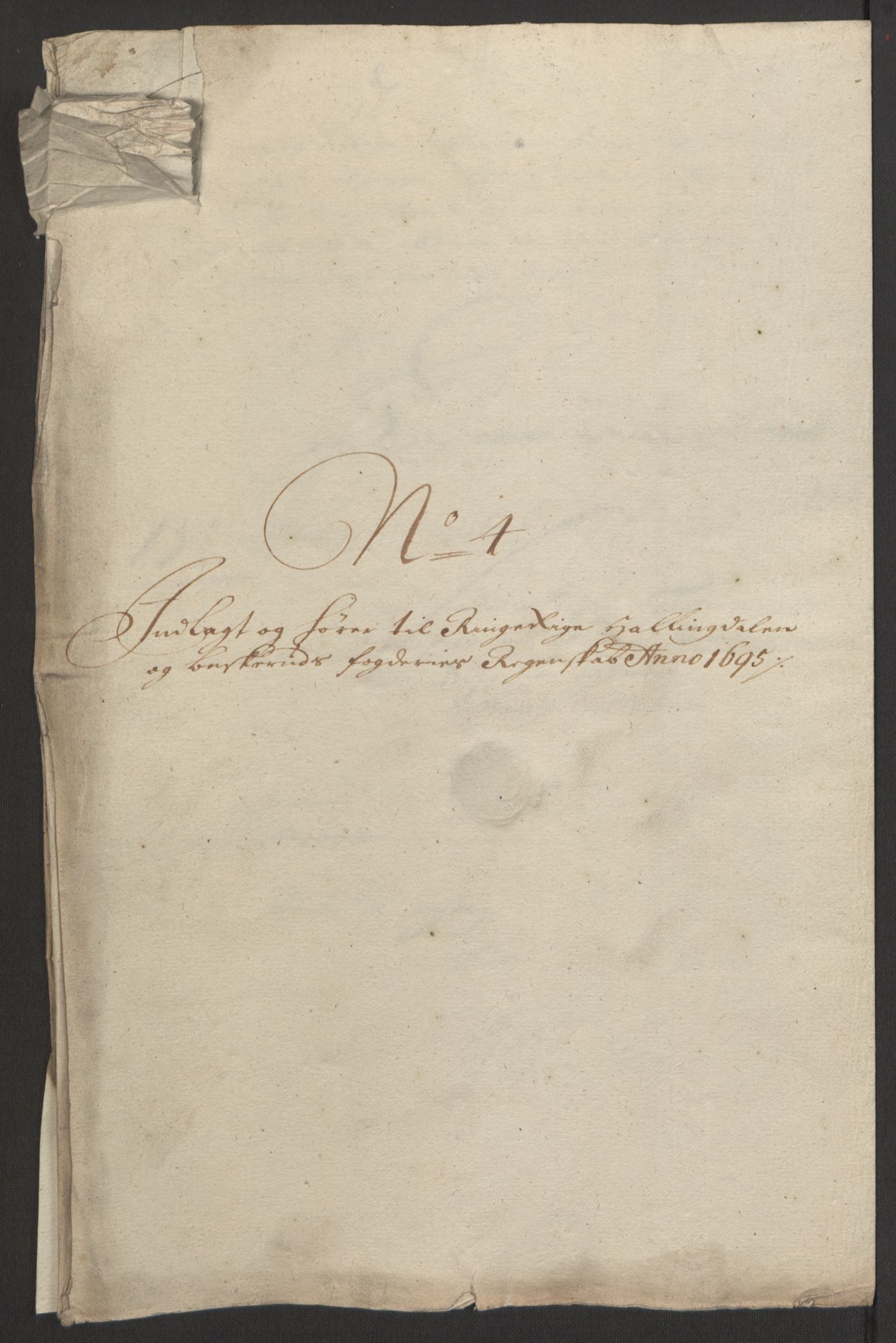 Rentekammeret inntil 1814, Reviderte regnskaper, Fogderegnskap, RA/EA-4092/R22/L1452: Fogderegnskap Ringerike, Hallingdal og Buskerud, 1695, p. 343