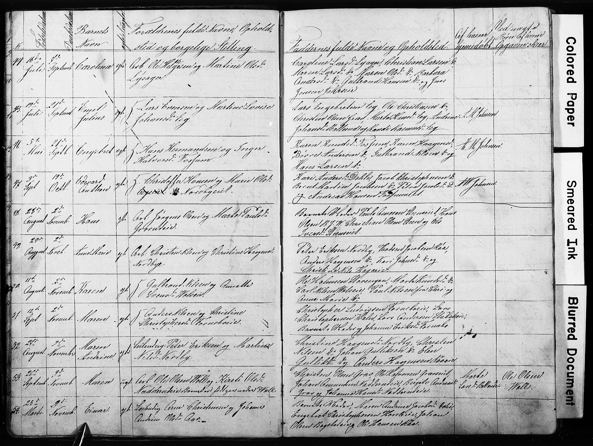 Asker prestekontor Kirkebøker, AV/SAO-A-10256a/G/Gc/L0001: Parish register (copy) no. III 1, 1854-1873