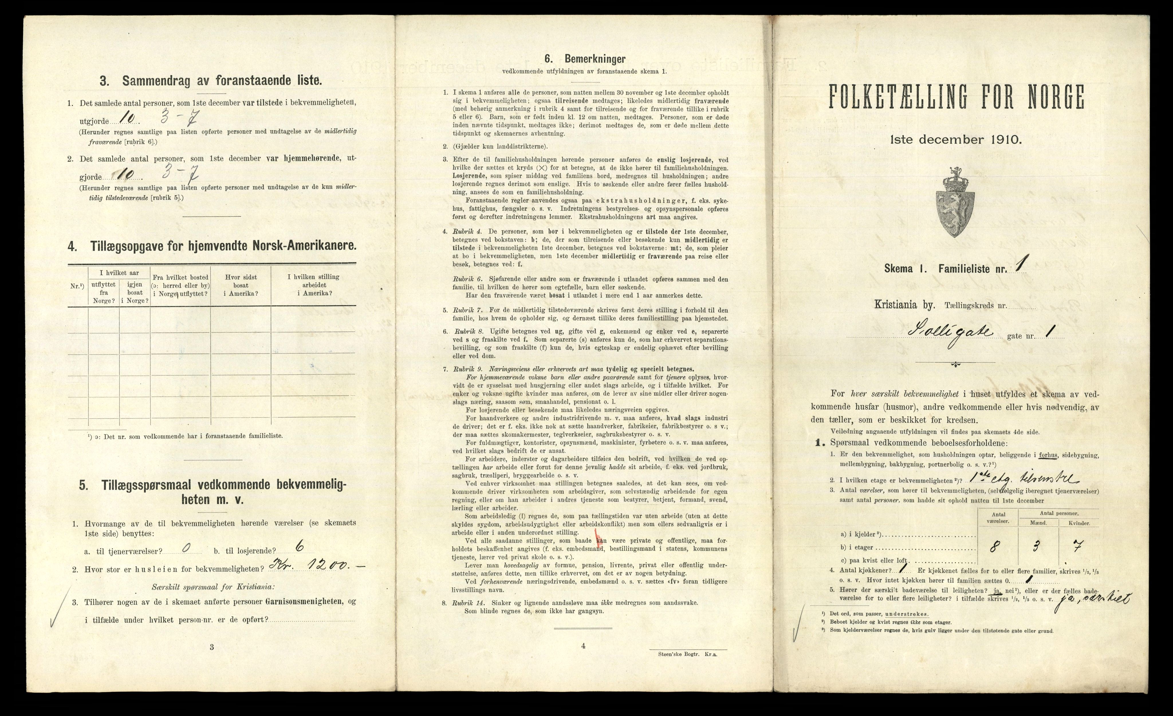 RA, 1910 census for Kristiania, 1910, p. 95089