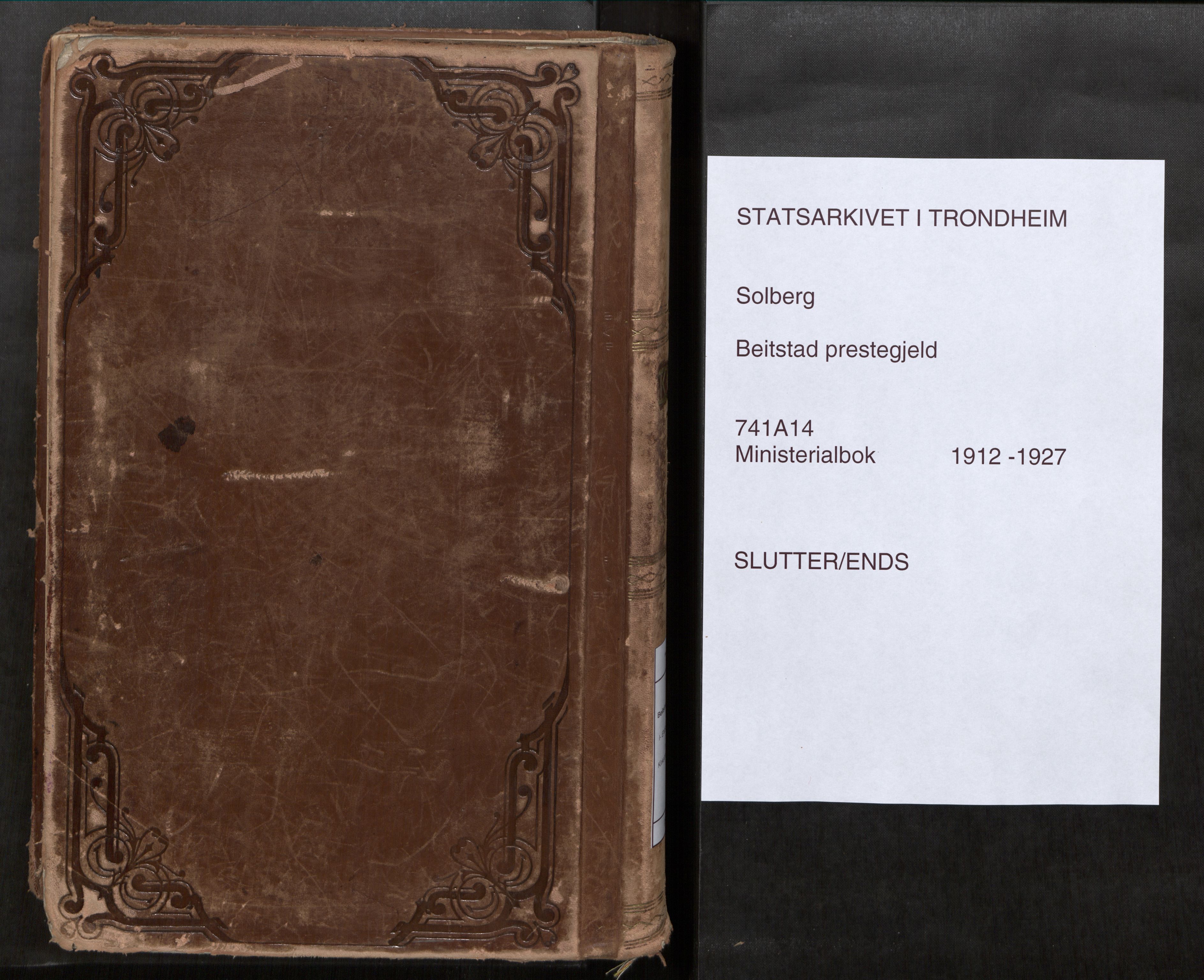 Beitstad sokneprestkontor, AV/SAT-A-1162/I/I1/I1a/L0001: Parish register (official) no. 1, 1912-1927