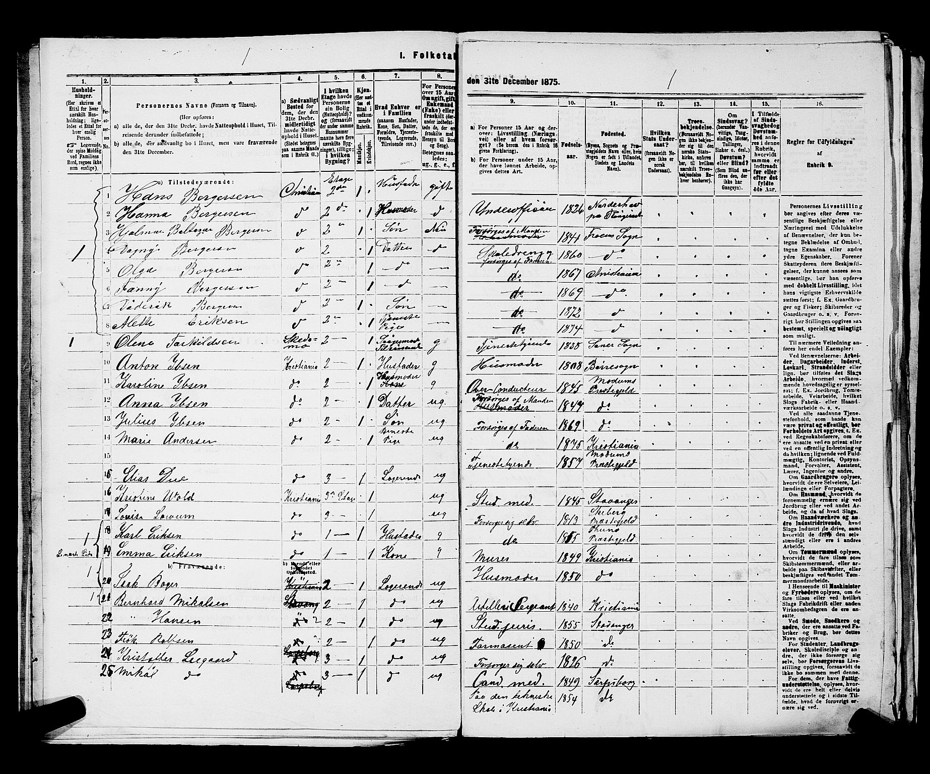 RA, 1875 census for 0301 Kristiania, 1875, p. 4131