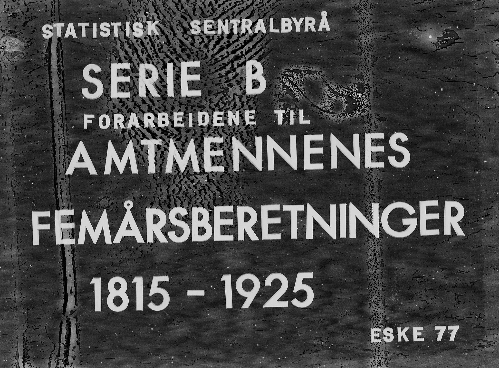 Statistisk sentralbyrå, Næringsøkonomiske emner, Generelt - Amtmennenes femårsberetninger, AV/RA-S-2233/F/Fa/L0077: --, 1890, p. 1