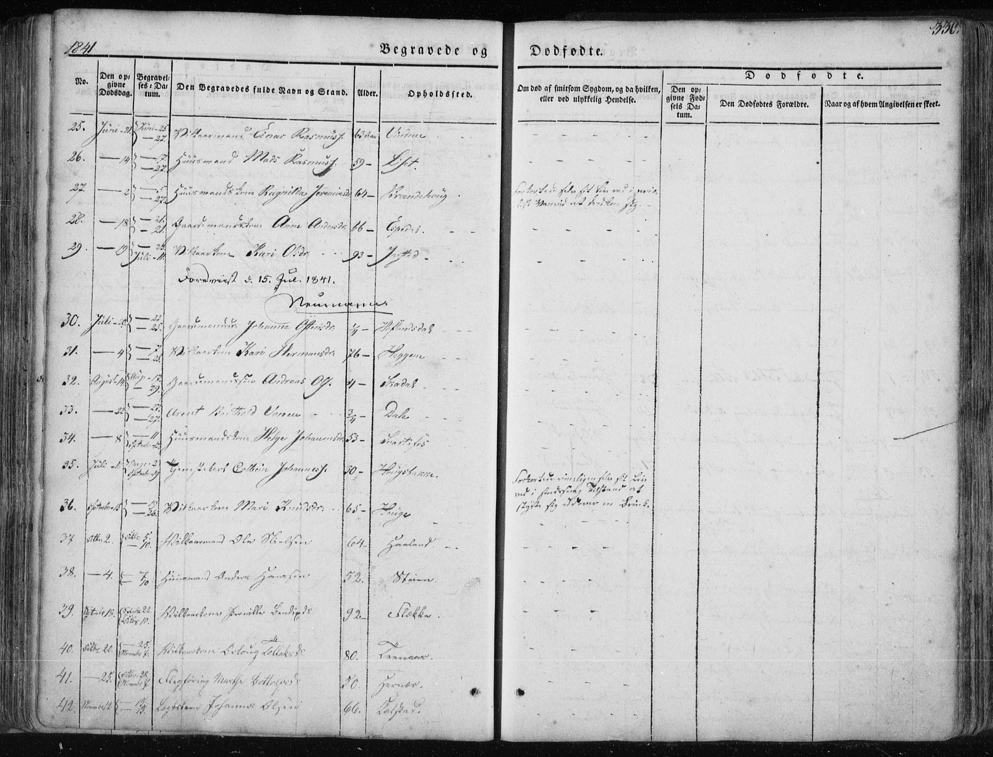 Fjaler sokneprestembete, SAB/A-79801/H/Haa/Haaa/L0006: Parish register (official) no. A 6, 1835-1884, p. 330