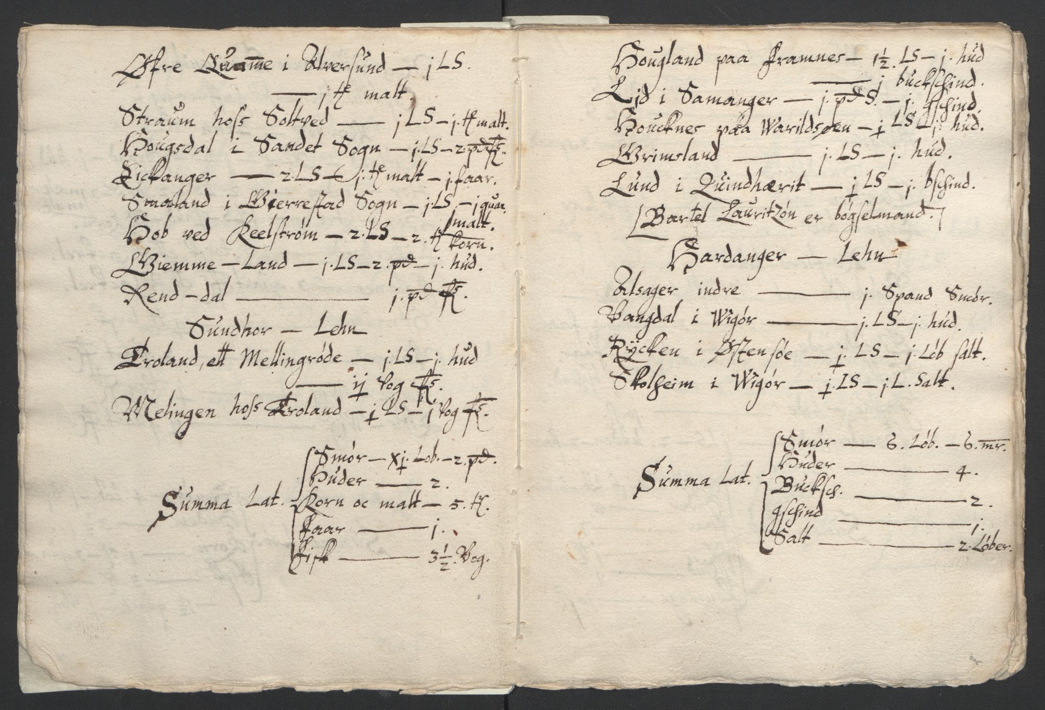 Stattholderembetet 1572-1771, AV/RA-EA-2870/Ek/L0015/0001: Jordebøker til utlikning av rosstjeneste 1624-1626: / Kirke- og prestebolsinntekter i Bergen bispedømme, 1624-1626, p. 12