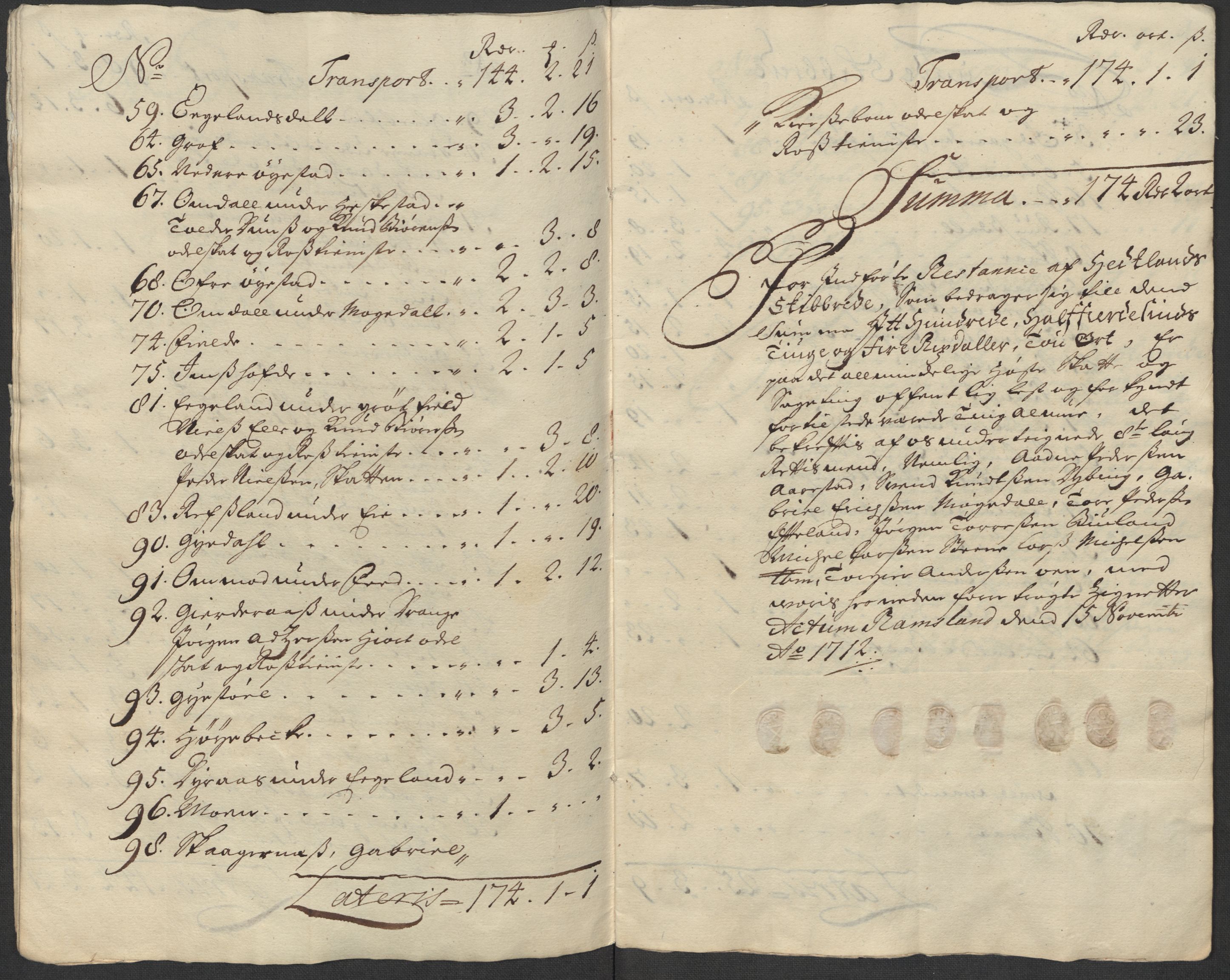 Rentekammeret inntil 1814, Reviderte regnskaper, Fogderegnskap, AV/RA-EA-4092/R46/L2737: Fogderegnskap Jæren og Dalane, 1712, p. 320