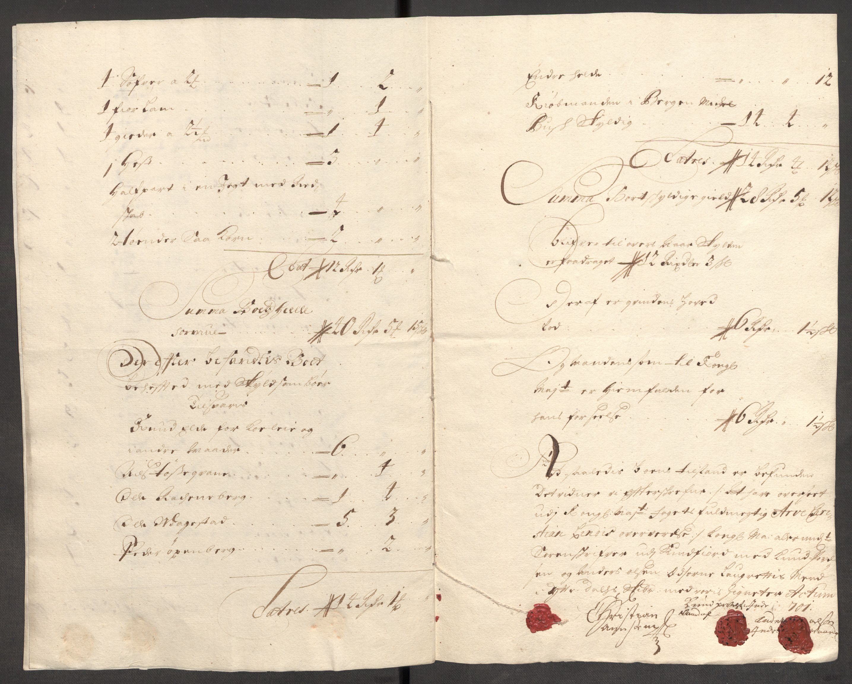 Rentekammeret inntil 1814, Reviderte regnskaper, Fogderegnskap, RA/EA-4092/R53/L3425: Fogderegnskap Sunn- og Nordfjord, 1700-1701, p. 338