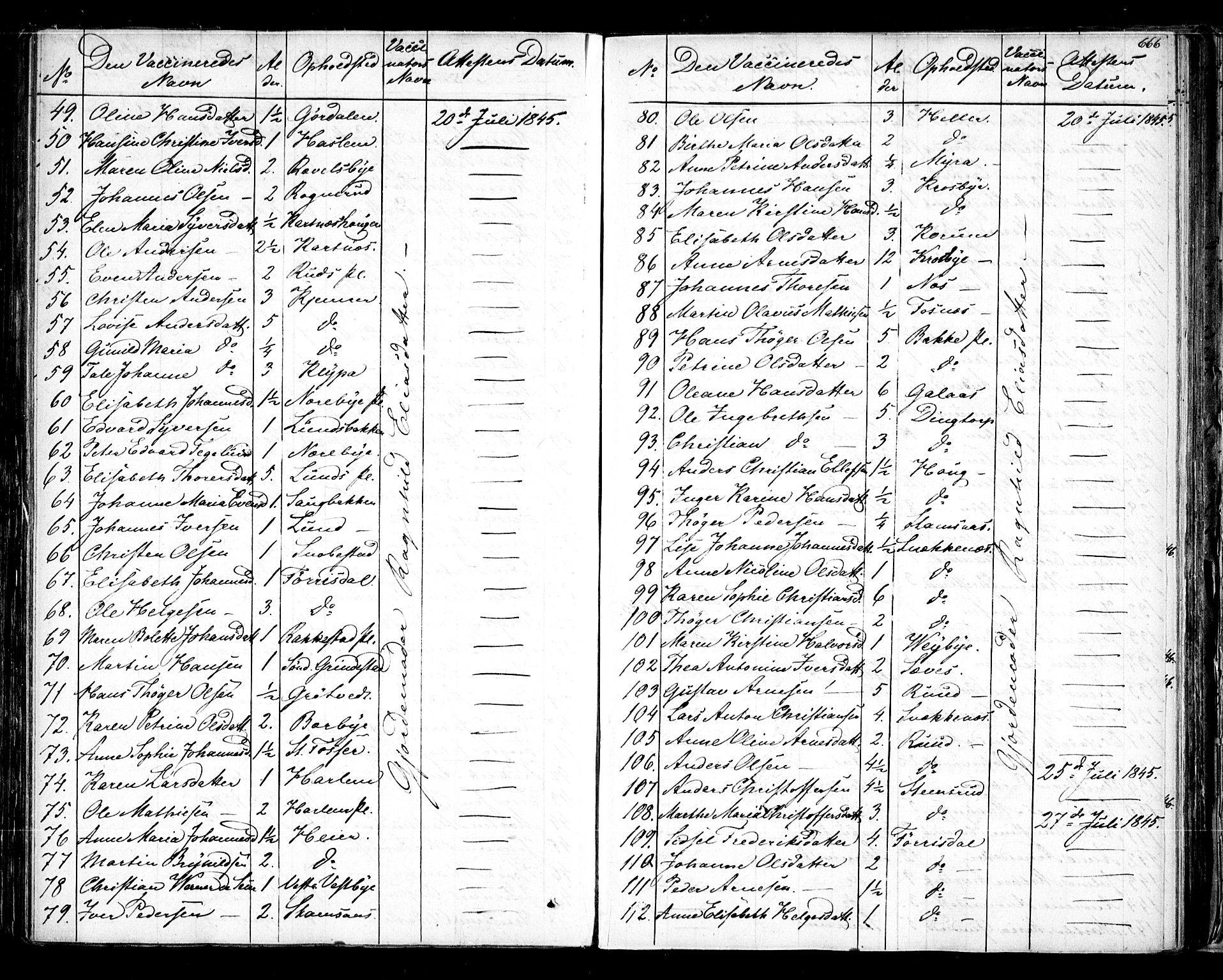 Rakkestad prestekontor Kirkebøker, AV/SAO-A-2008/F/Fa/L0008: Parish register (official) no. I 8, 1842-1849, p. 665-666