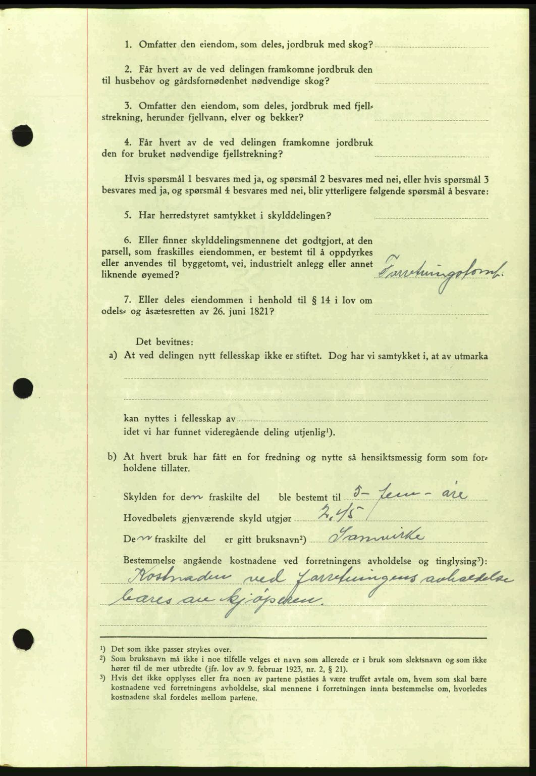 Romsdal sorenskriveri, SAT/A-4149/1/2/2C: Mortgage book no. A16, 1944-1944, Diary no: : 1291/1944