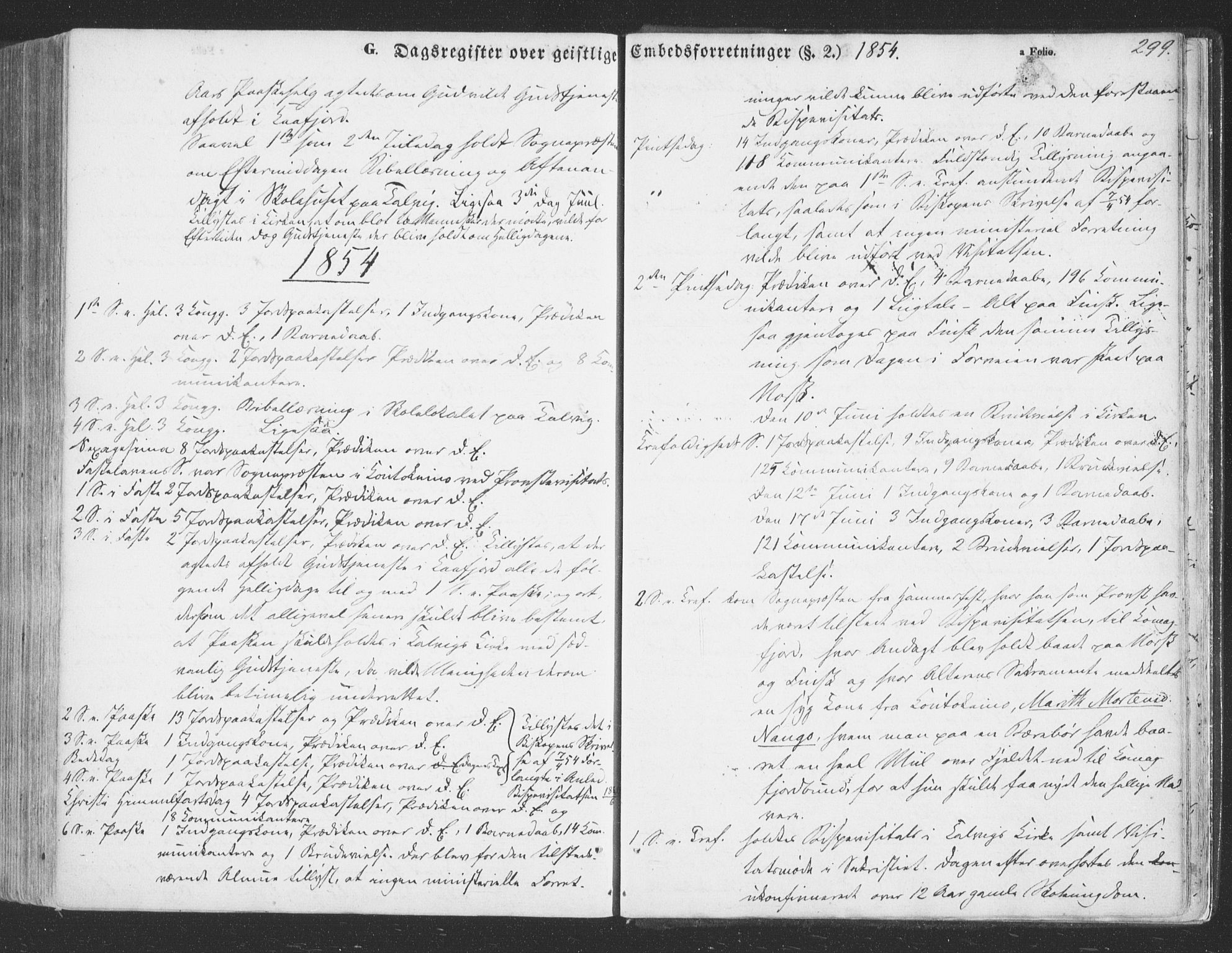 Talvik sokneprestkontor, SATØ/S-1337/H/Ha/L0010kirke: Parish register (official) no. 10, 1852-1864, p. 299