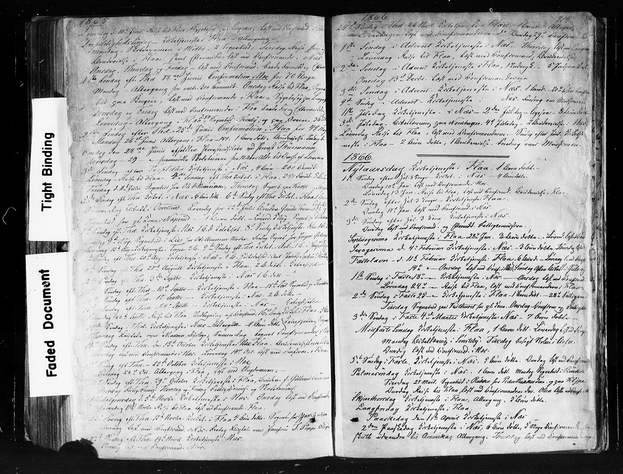 Nes kirkebøker, SAKO/A-236/F/Fa/L0010: Parish register (official) no. 10, 1864-1880, p. 714