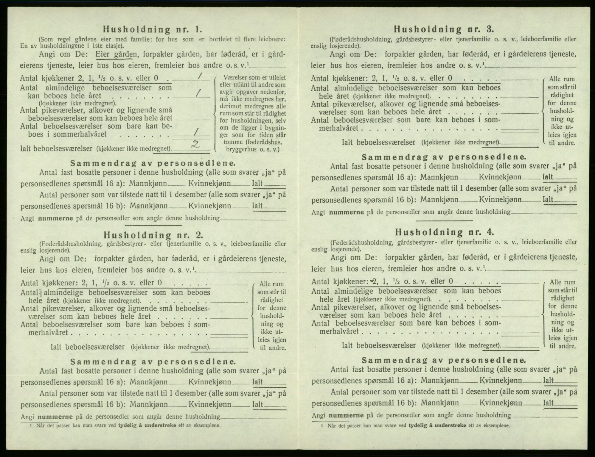 SAB, 1920 census for Vikebygd, 1920, p. 270