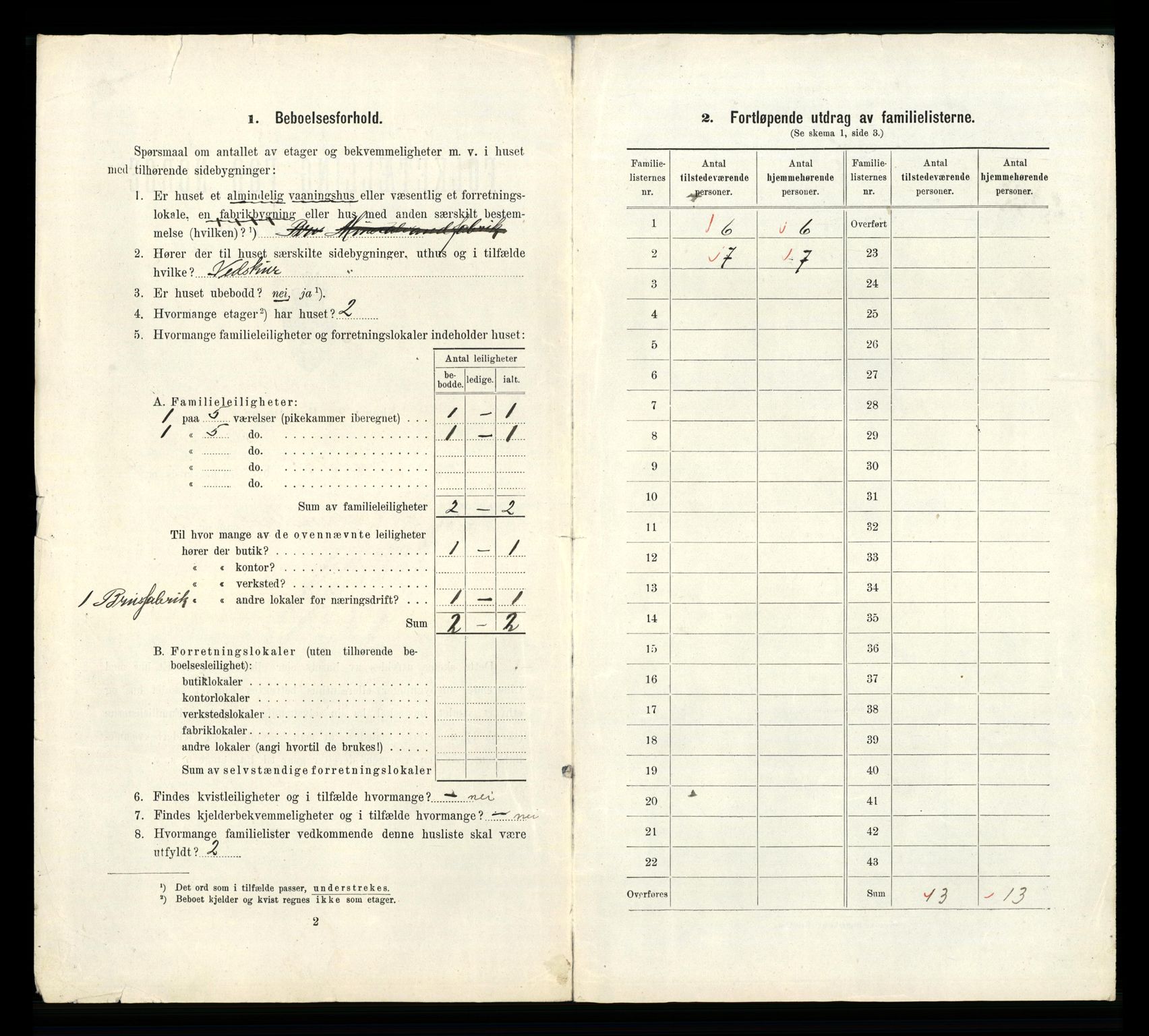 RA, 1910 census for Mandal, 1910, p. 2633