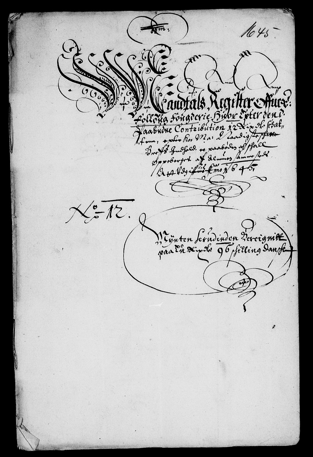 Rentekammeret inntil 1814, Reviderte regnskaper, Lensregnskaper, AV/RA-EA-5023/R/Rb/Rba/L0185: Akershus len, 1645-1646