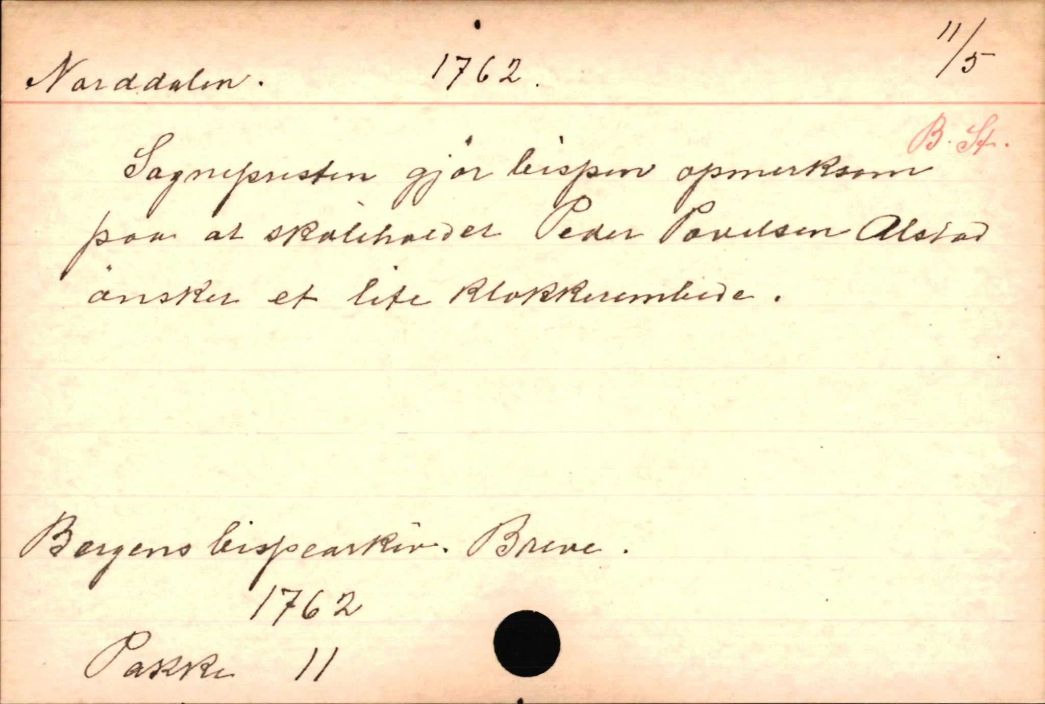 Haugen, Johannes - lærer, AV/SAB-SAB/PA-0036/01/L0001: Om klokkere og lærere, 1521-1904, p. 10904