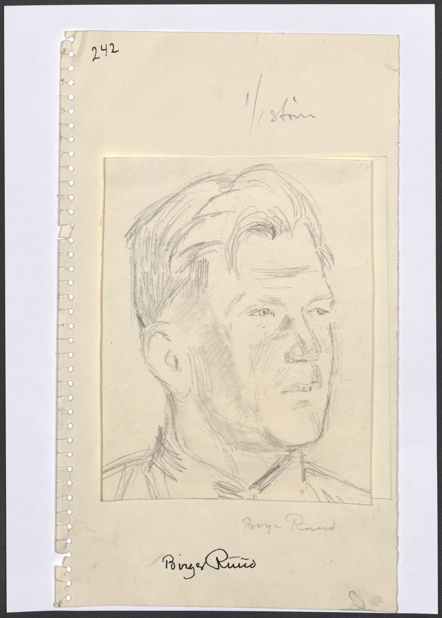 Grøgaard, Joachim, RA/PA-1773/F/L0002: Tegninger og tekster, 1942-1945, p. 57