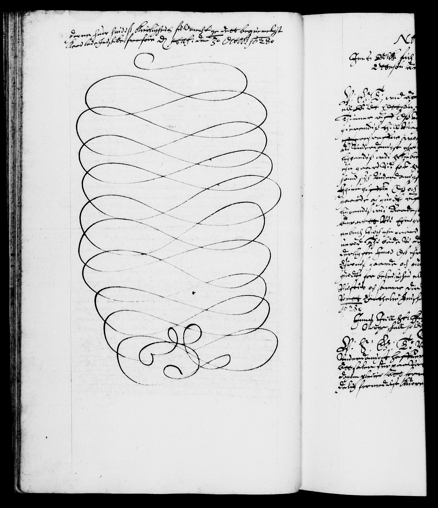 Danske Kanselli 1572-1799, AV/RA-EA-3023/F/Fc/Fca/Fcab/L0005: Norske tegnelser (mikrofilm), 1628-1633, p. 35b