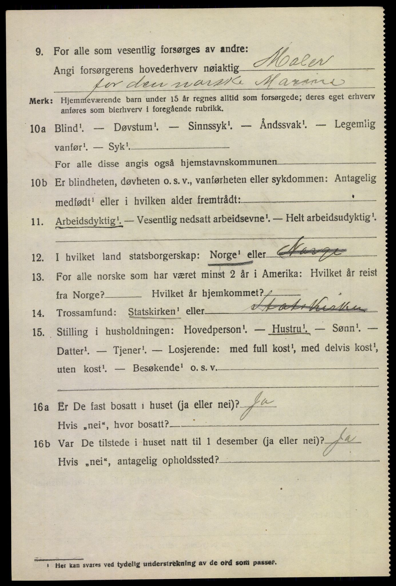 SAKO, 1920 census for Borre, 1920, p. 2635