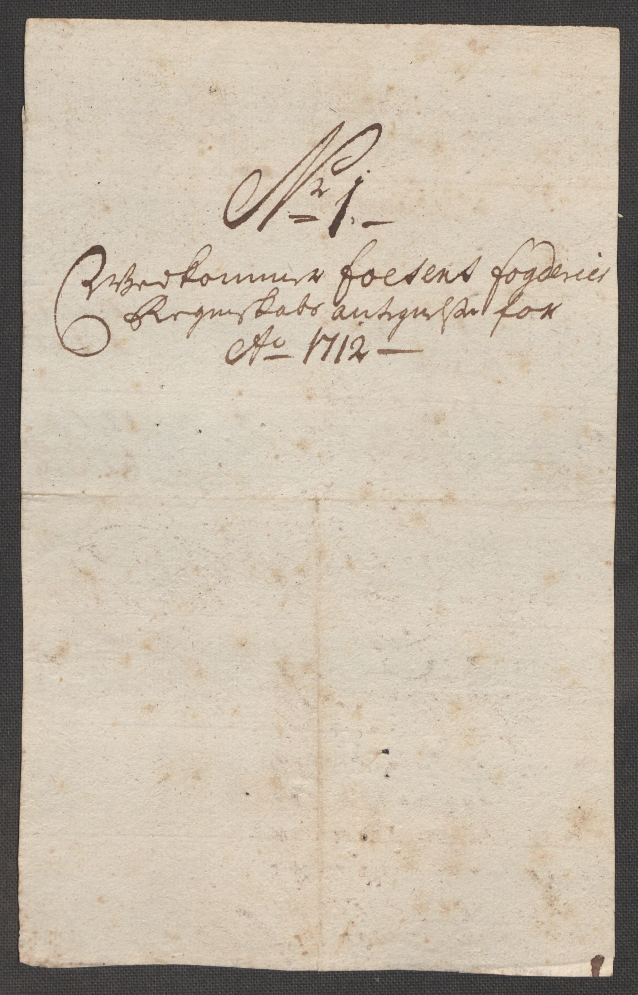 Rentekammeret inntil 1814, Reviderte regnskaper, Fogderegnskap, AV/RA-EA-4092/R57/L3861: Fogderegnskap Fosen, 1712-1713, p. 235