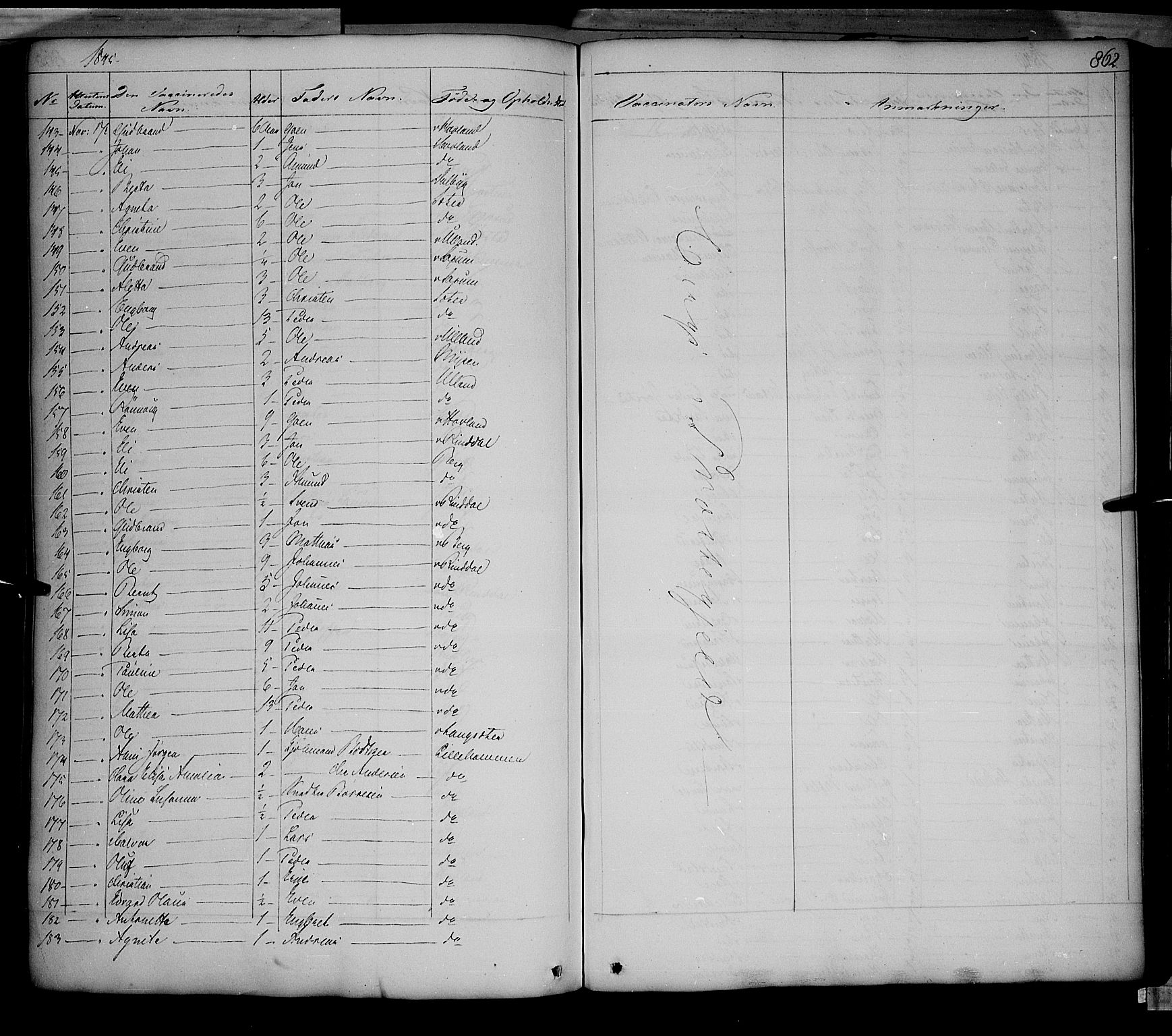 Fåberg prestekontor, AV/SAH-PREST-086/H/Ha/Haa/L0005: Parish register (official) no. 5, 1836-1854, p. 861-862