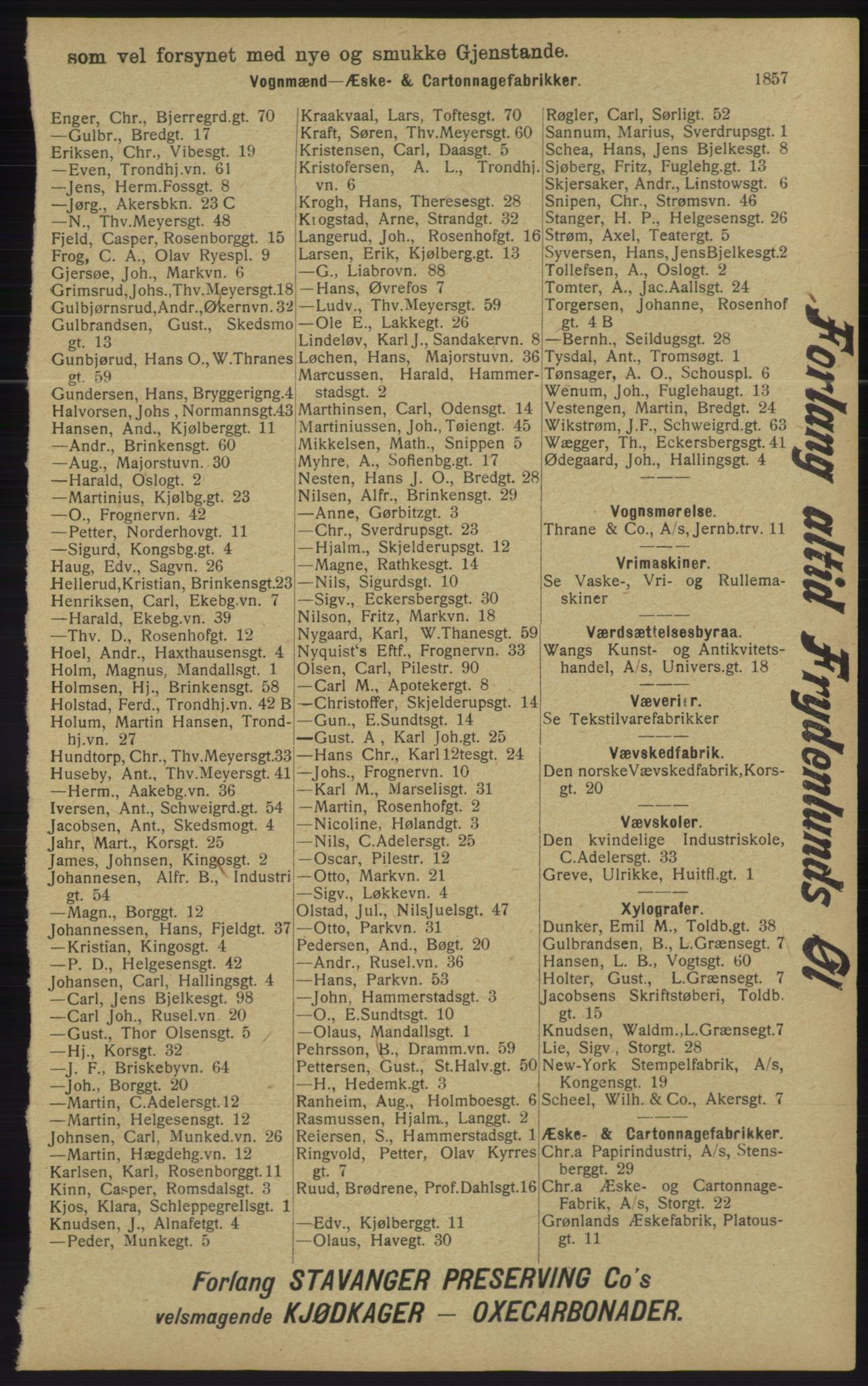 Kristiania/Oslo adressebok, PUBL/-, 1913, p. 1813