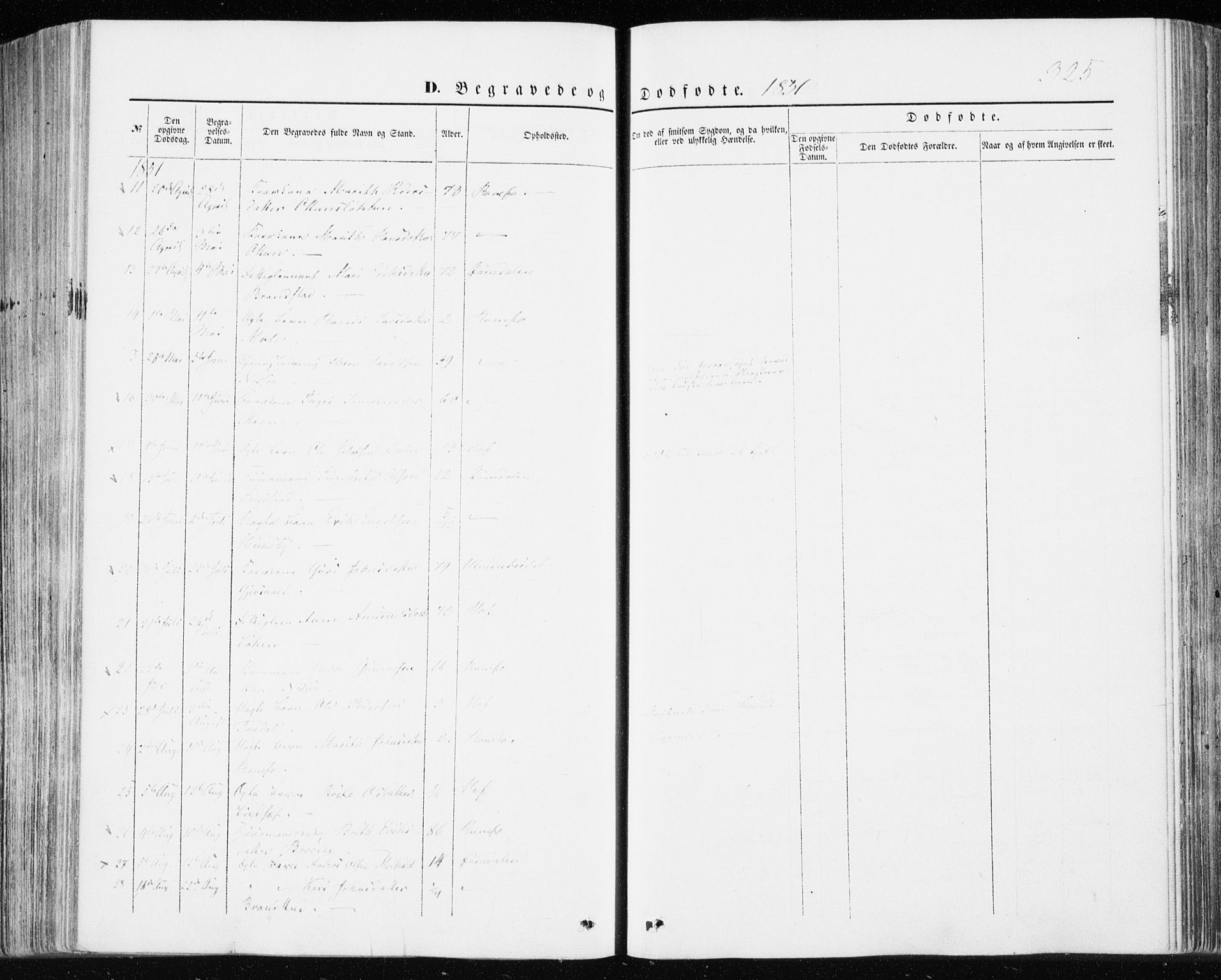 Ministerialprotokoller, klokkerbøker og fødselsregistre - Møre og Romsdal, AV/SAT-A-1454/590/L1013: Parish register (official) no. 590A05, 1847-1877, p. 325