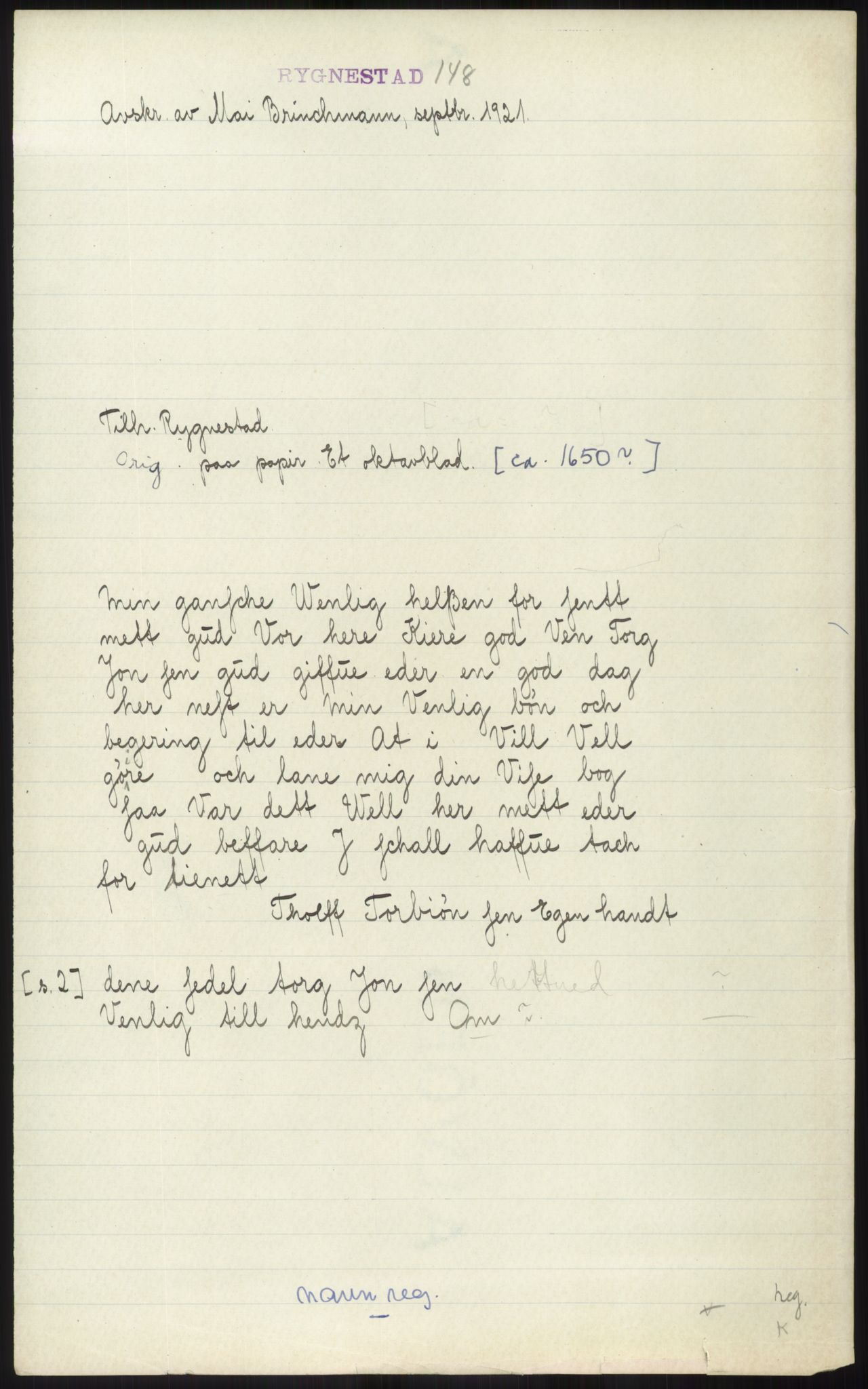 Samlinger til kildeutgivelse, Diplomavskriftsamlingen, AV/RA-EA-4053/H/Ha, p. 1681