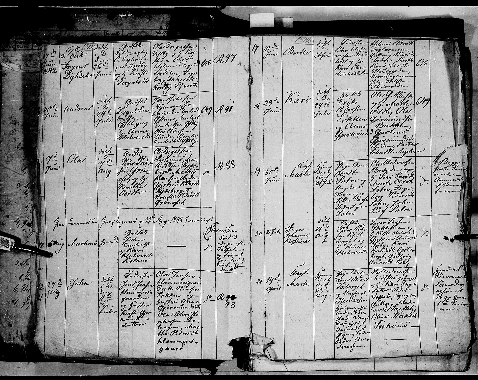 Trysil prestekontor, AV/SAH-PREST-046/H/Ha/Haa/L0004: Parish register (official) no. 4 /1, 1842-1850, p. 8-9