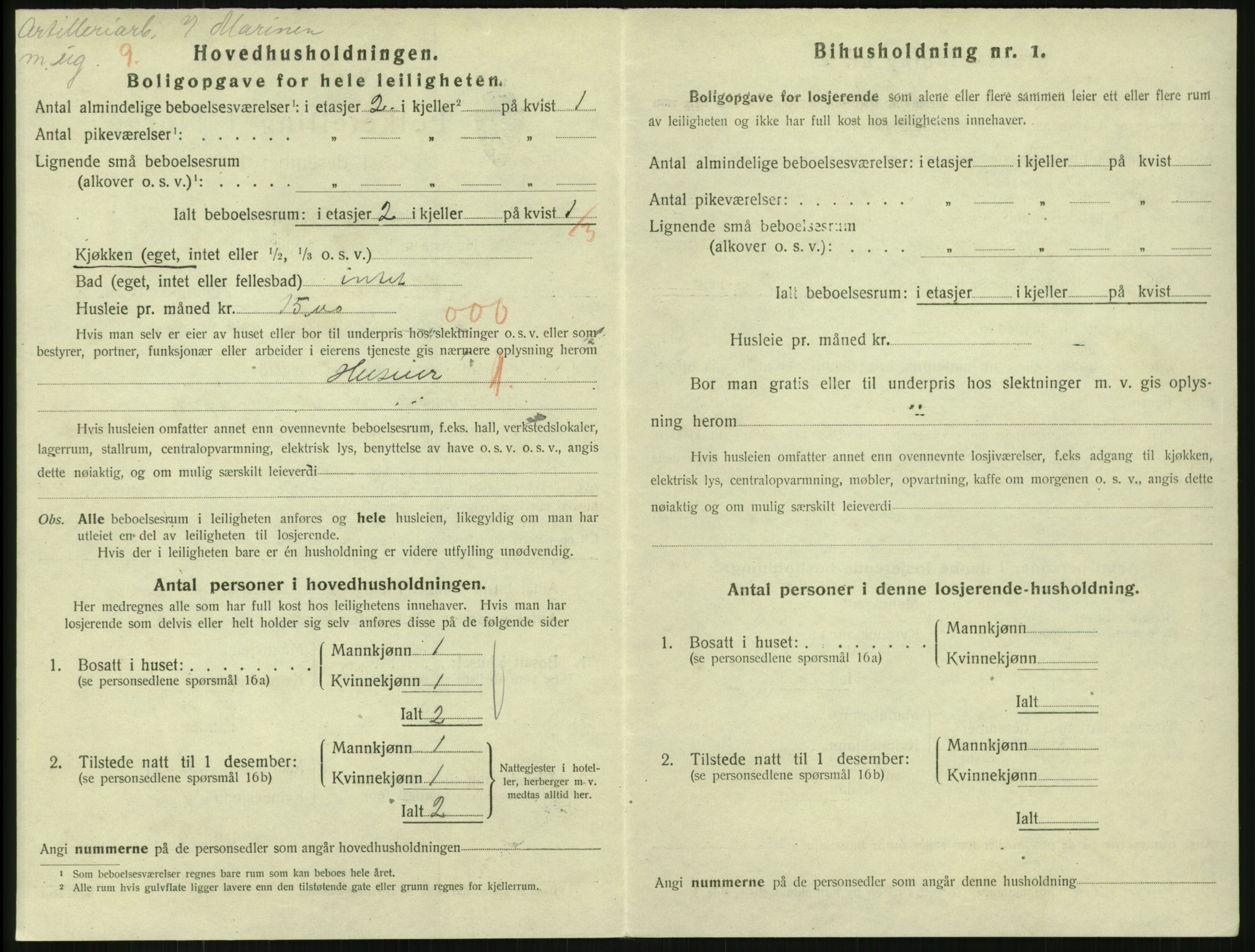 SAKO, 1920 census for Horten, 1920, p. 7286