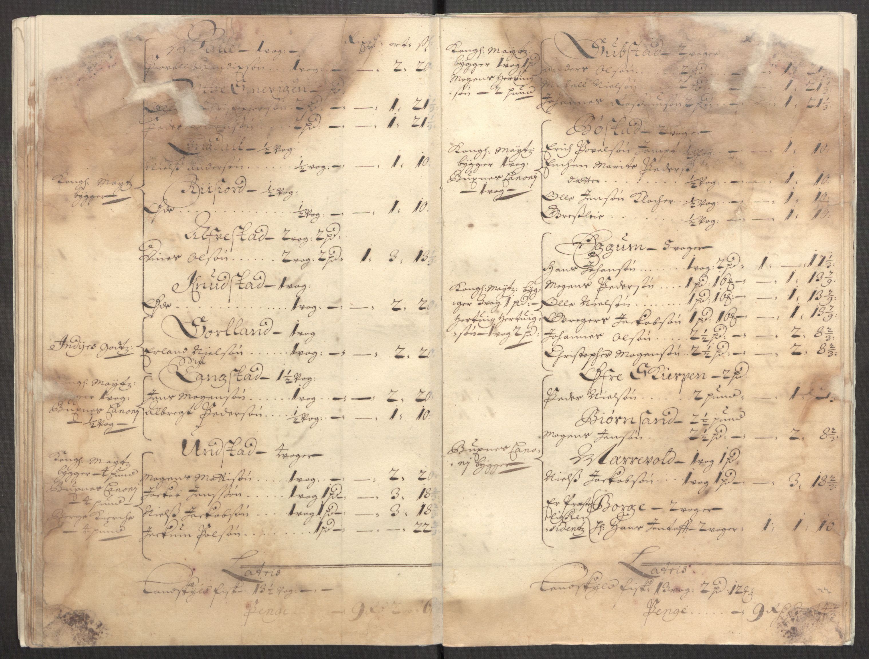 Rentekammeret inntil 1814, Reviderte regnskaper, Fogderegnskap, RA/EA-4092/R67/L4678: Fogderegnskap Vesterålen, Andenes og Lofoten, 1696-1708, p. 401