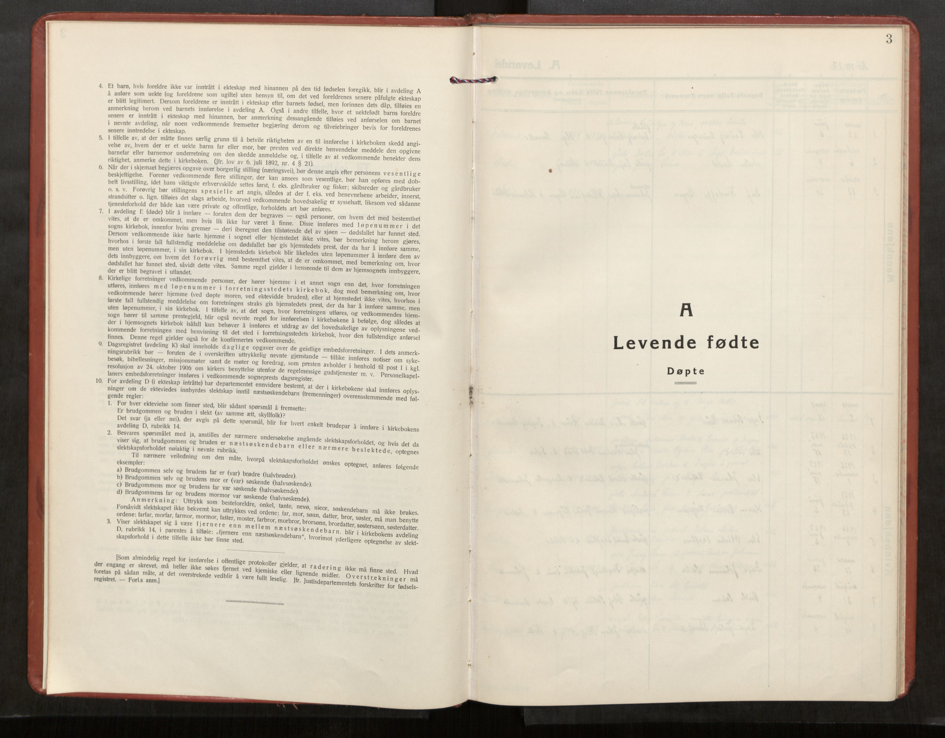 Kolvereid sokneprestkontor, SAT/A-1171/H/Ha/Haa/L0003: Parish register (official) no. 3, 1927-1935, p. 3