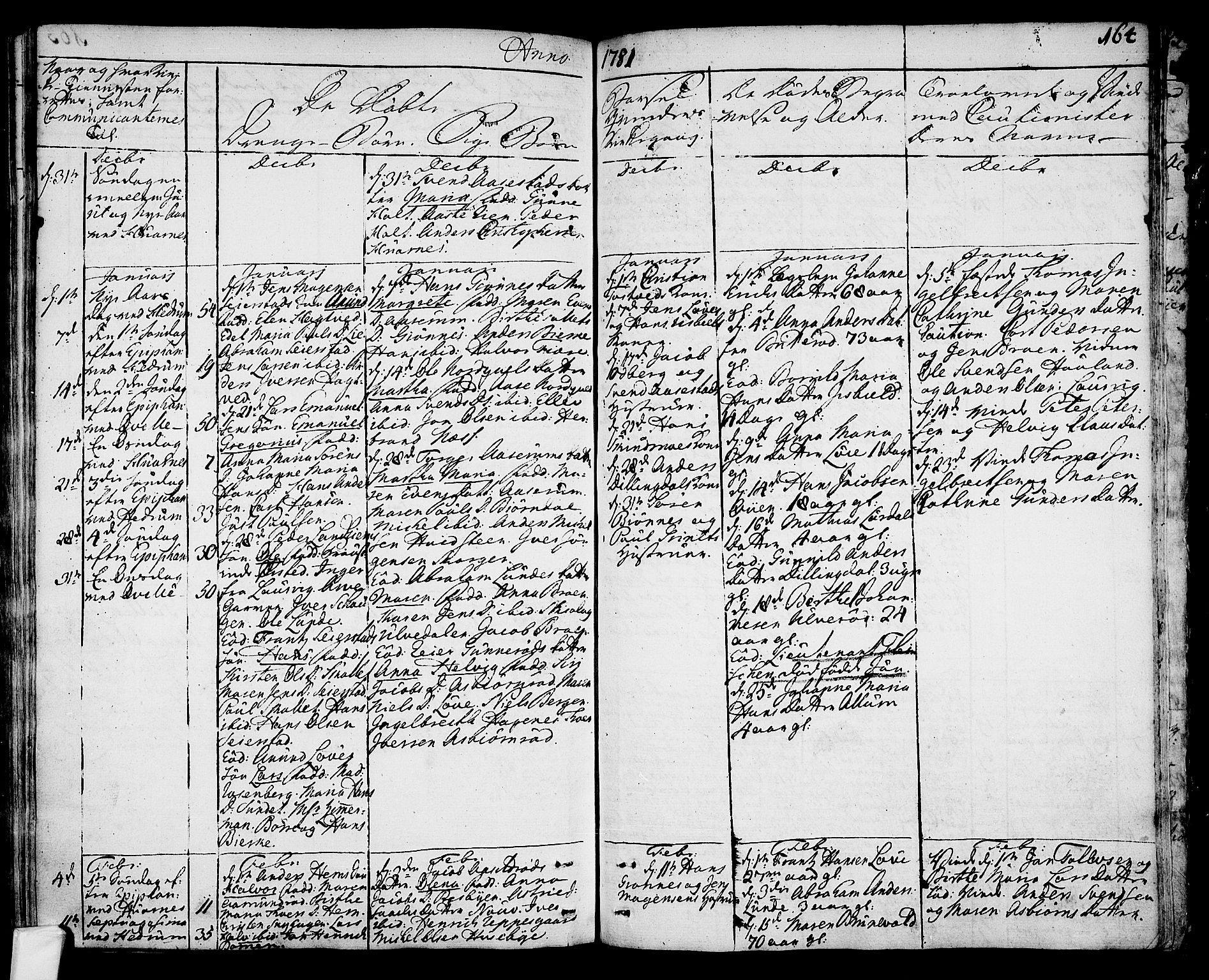 Hedrum kirkebøker, SAKO/A-344/F/Fa/L0001: Parish register (official) no. I 1, 1751-1785, p. 164