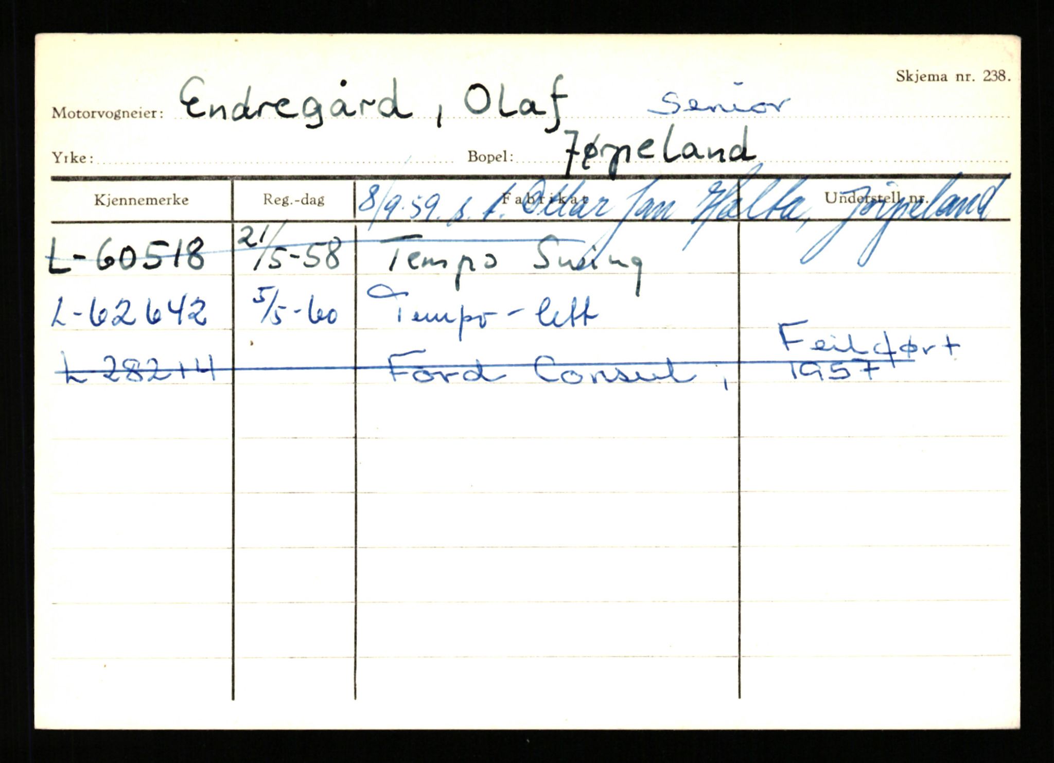 Stavanger trafikkstasjon, AV/SAST-A-101942/0/H/L0007: Egerøy - Eppeland, 1930-1971, p. 2283